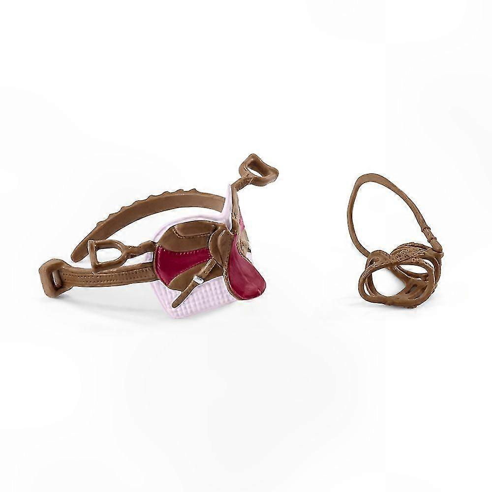 Multi-Color Saddle & Bridle Set for Toy Figures, Accessories for 5 to 12 Year Olds