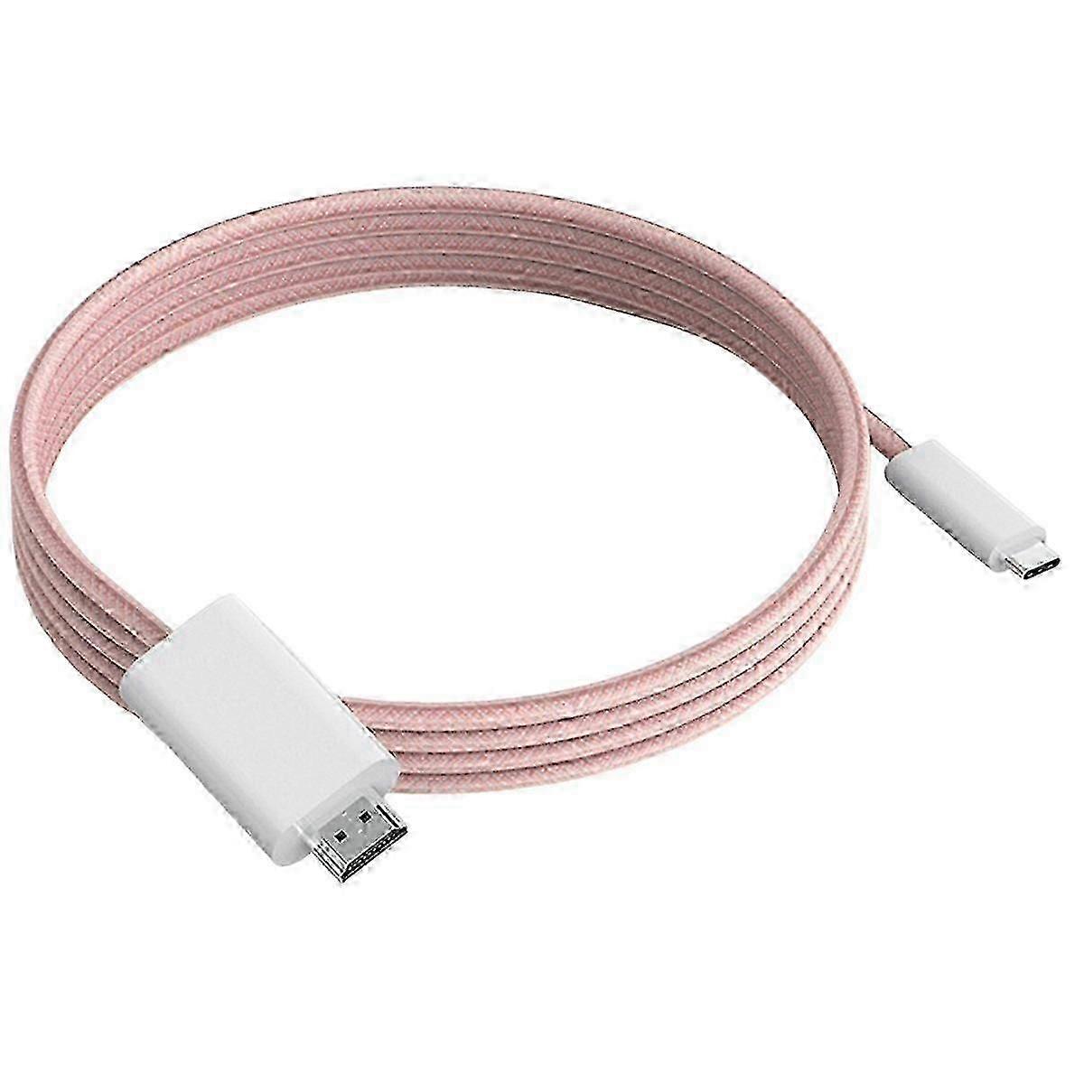 Type-C to HDMI Converter Cable 1.8M, 4K 60Hz Support for Phones & Computers, Pi Compatibled