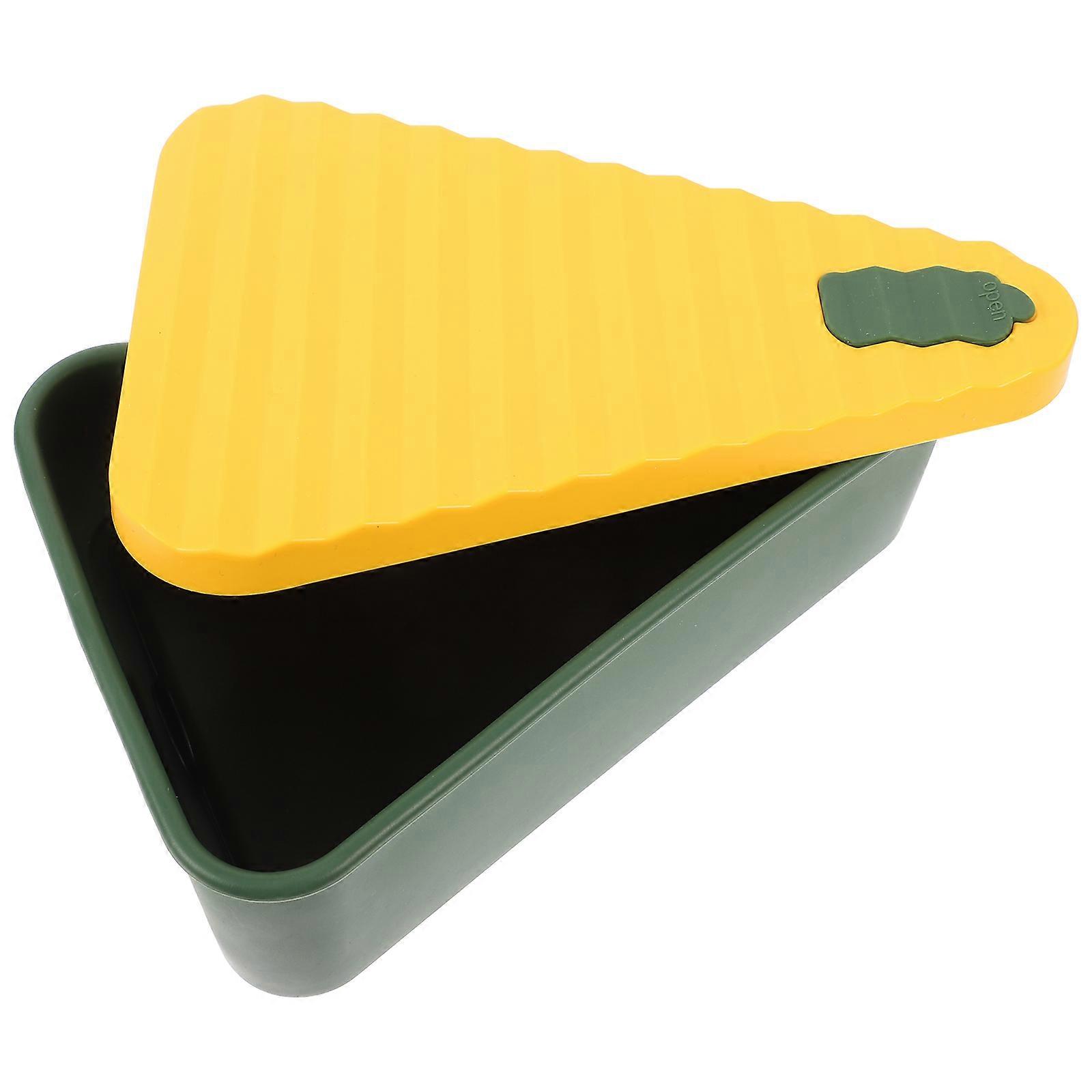 Reusable Pizza Container 5Pcs Silicone Box Designed For Household Users 20X15CM Dishwasher-safe Food Storage