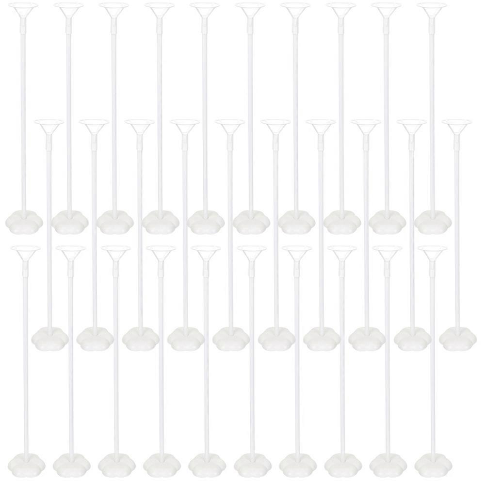 Table Stand Prop Stand For Balloons Party Atmosphere Enhancement Simple Design Cup Shape Plastic Material 30Sets