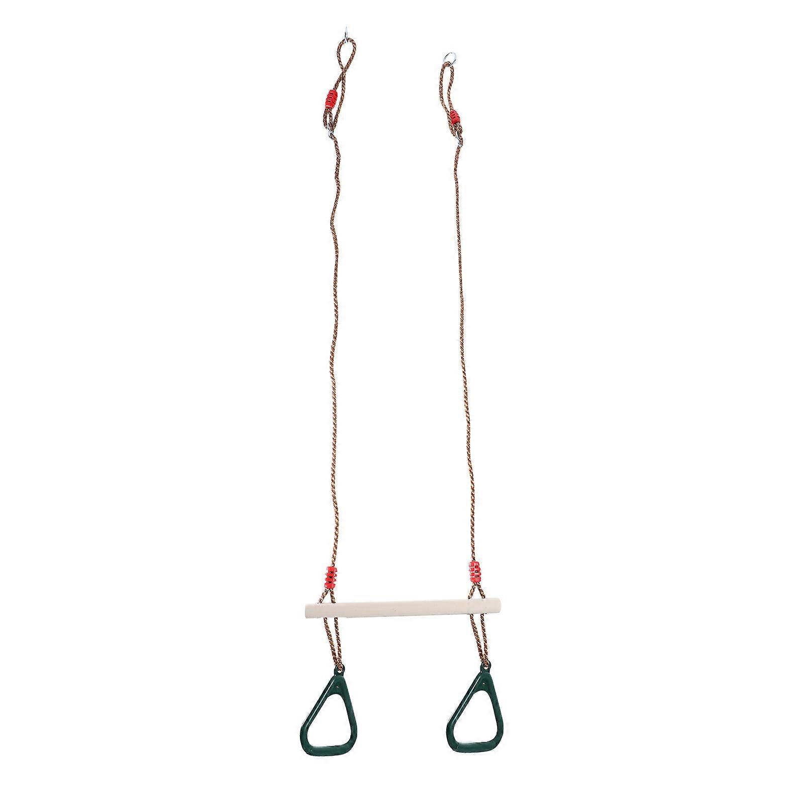 Kid Swing Toy Hanging Ring for Muscle Strength 2Sets Assorted Colors