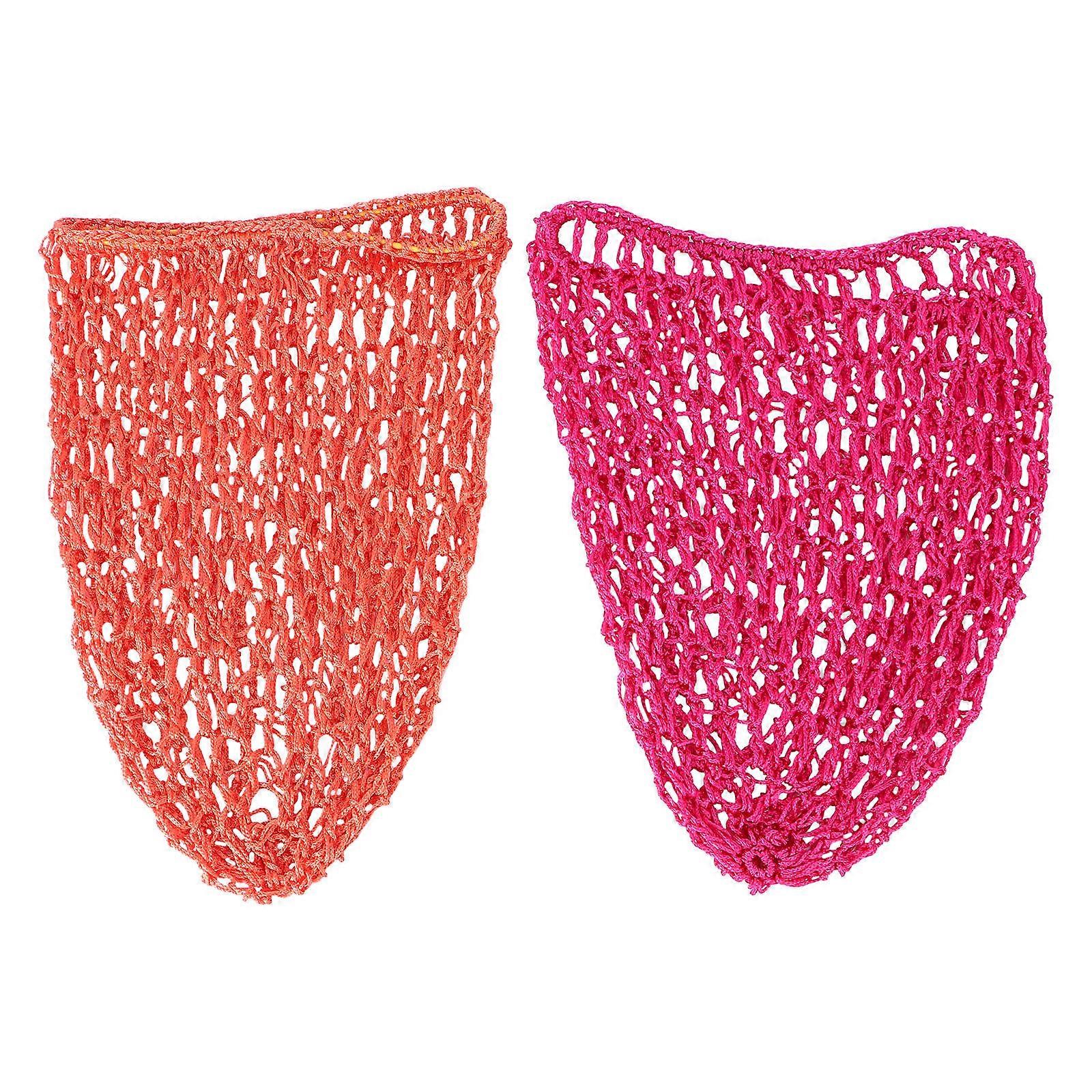 Hair Protector Net Cap Long Sleeping Hat 6Pcs Handcraft Crochet Set