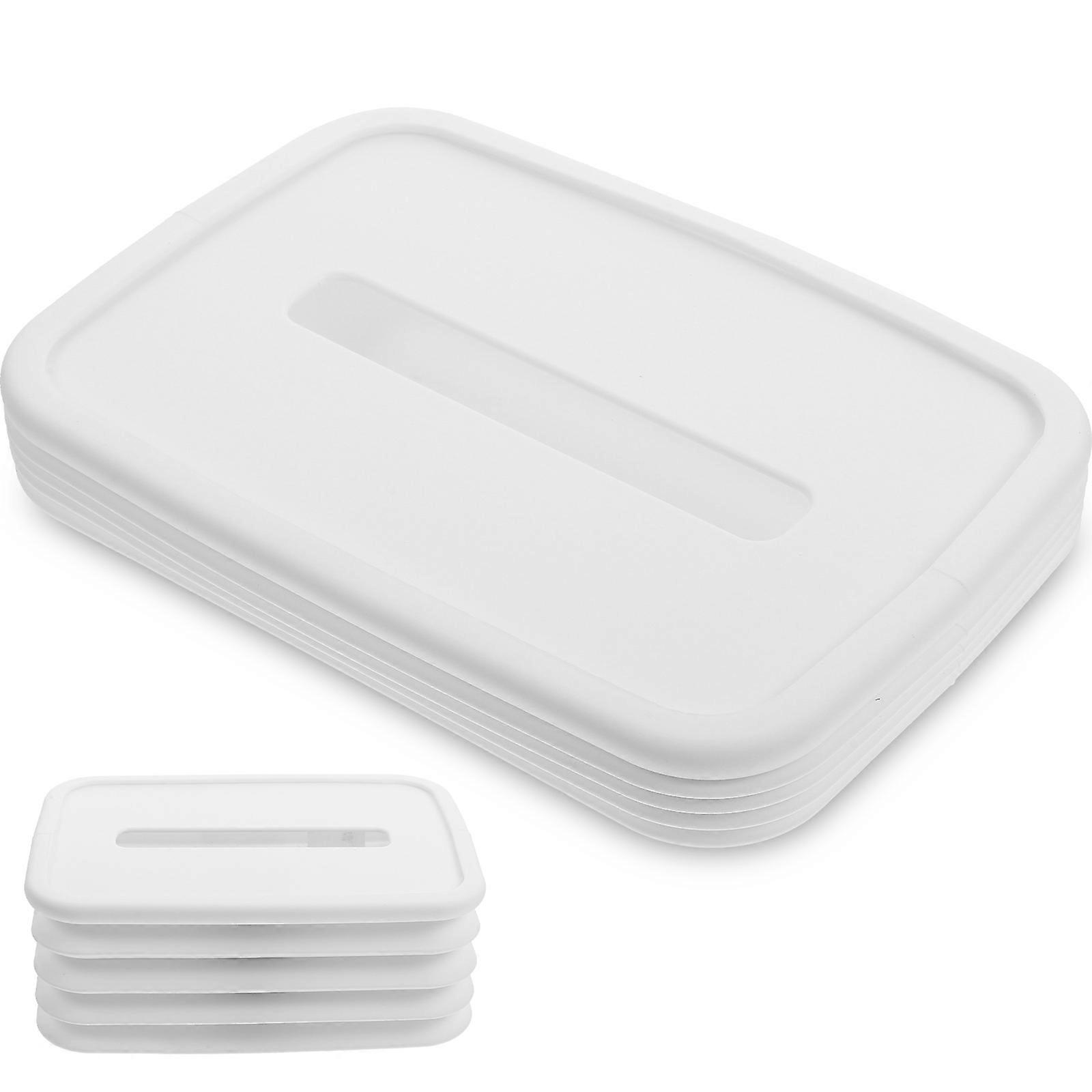 Silicone Tissue Box Folding Napkin Holder Practical 3Pcs for Bedroom Use