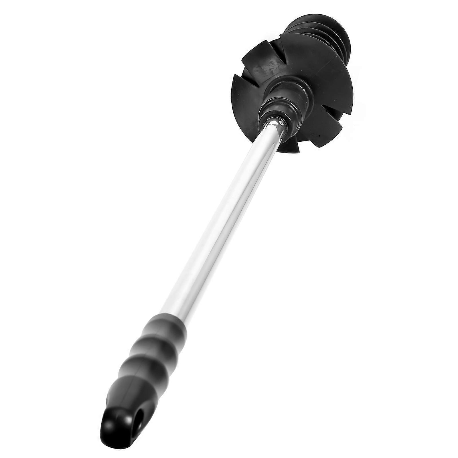 Toilet Plunger 1Pcs For Kitchen Cleaning Dredging Practical Black TPR Tool