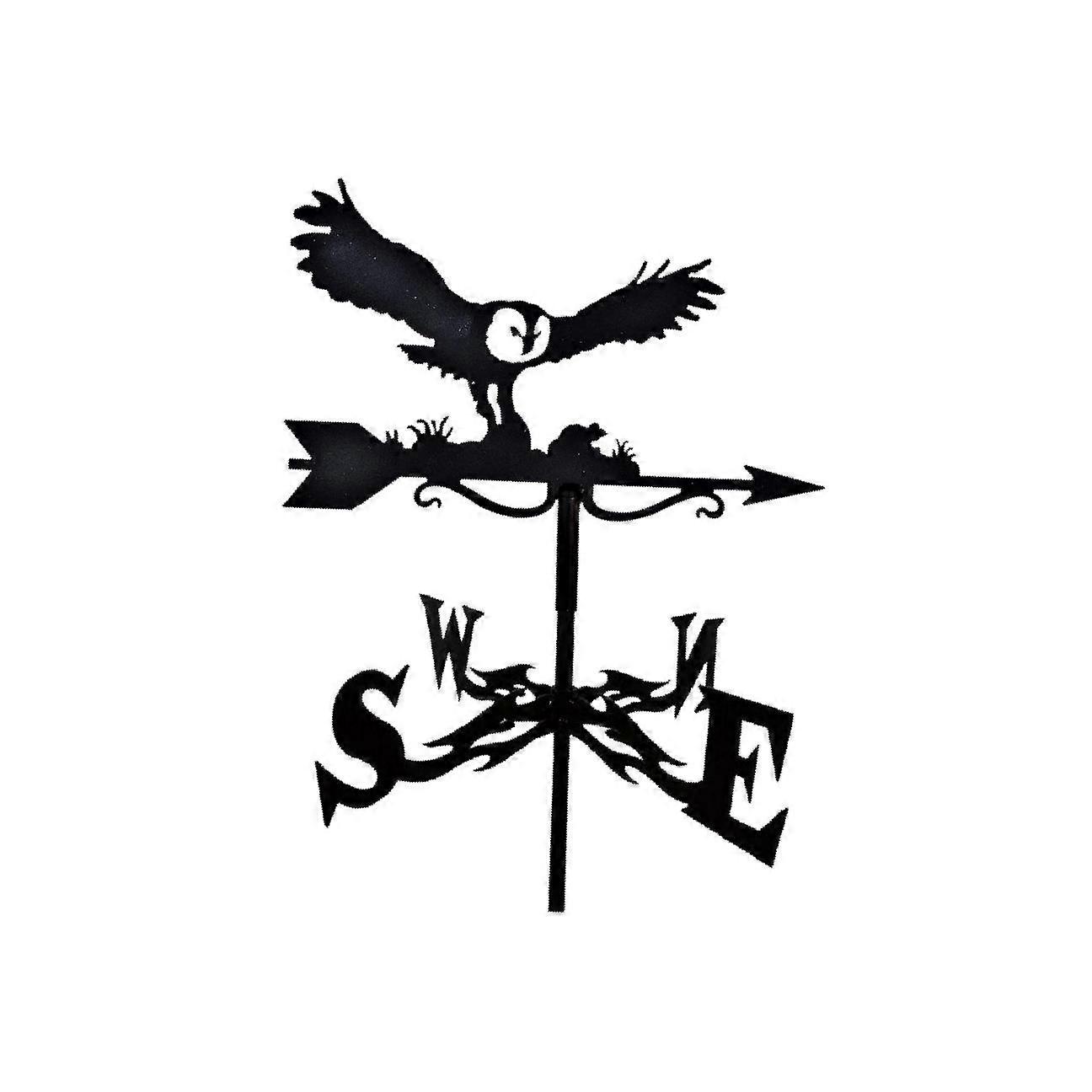 Wind Direction Indicator Solid Metal Easy To Assemble Weather Wind Speed  for Spinner Iron Weather Vane