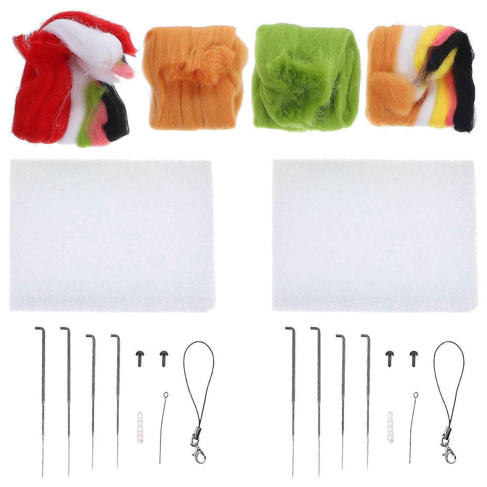 DIY Needle Felt Kit For Craft Enthusiasts Indoor Activity Assorted Sets