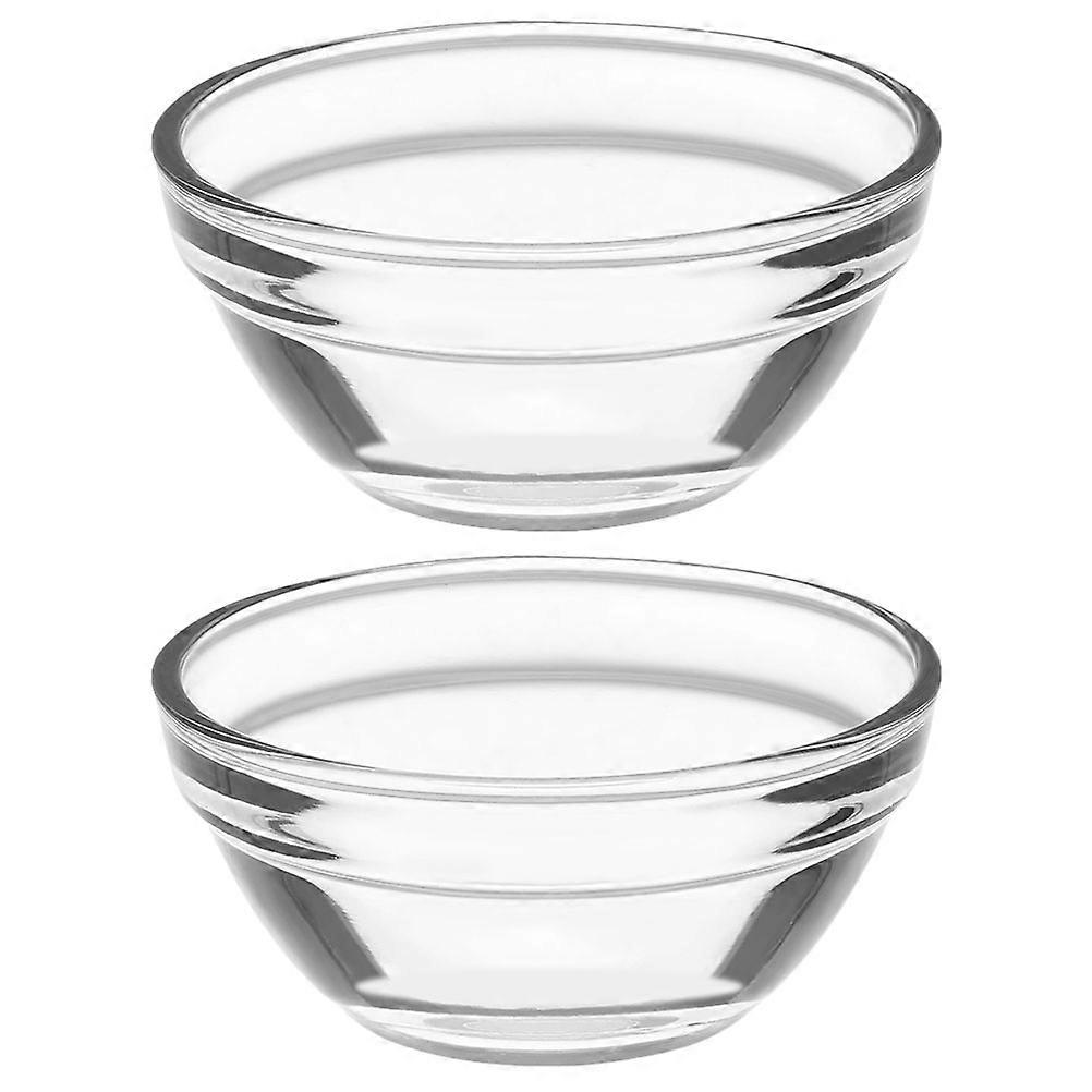 10 Pcs Multipurpose Transparent Glass Bowls Suitable For Kitchen Use That Offer Easy Cleaning And Space Saving Stackable Features