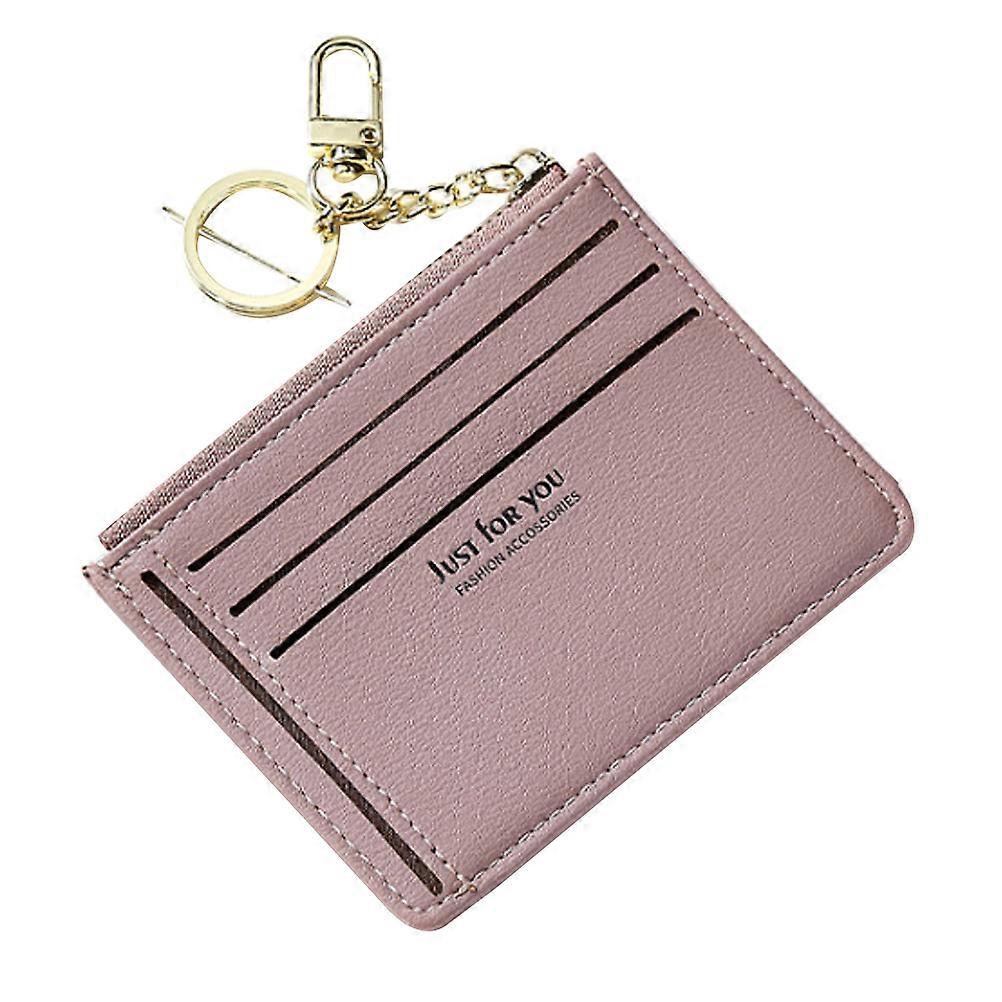 Change Bag for Storage Use with 3Pcs Pink Stylish Female Wallet Set