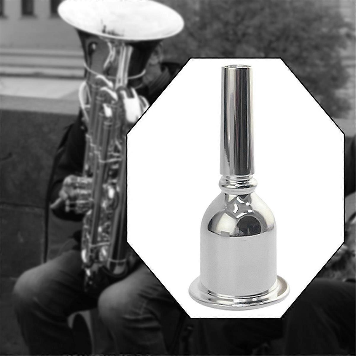 Tuba Mouthpiece for Beginners Player Professional Replacement Part Brass Mouthpiece Musical Instrume