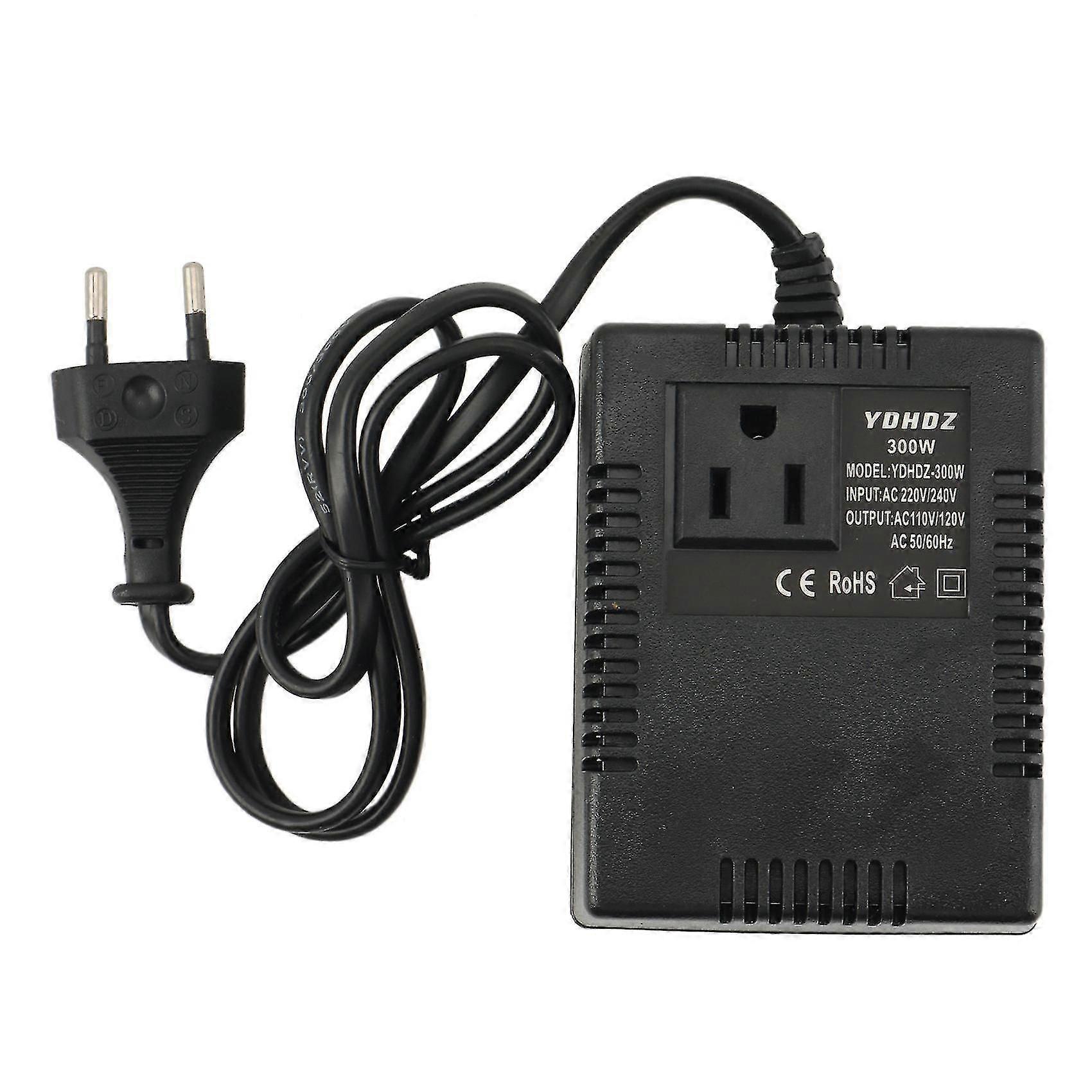 300w spenningsomformer 220v til 110v transformator transformator spenningsomformer reiseadapter Eu Plu