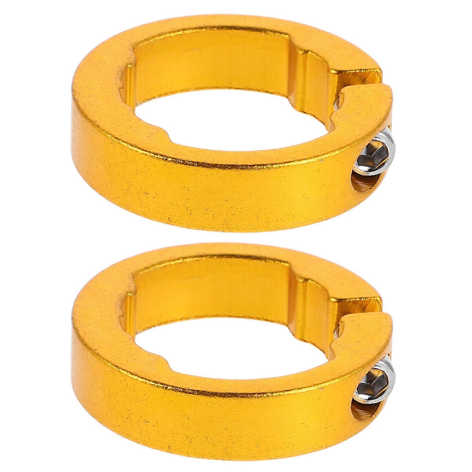 Bicycle Handlebar Grip Clamping Ring for Fixing Grips 6Pcs