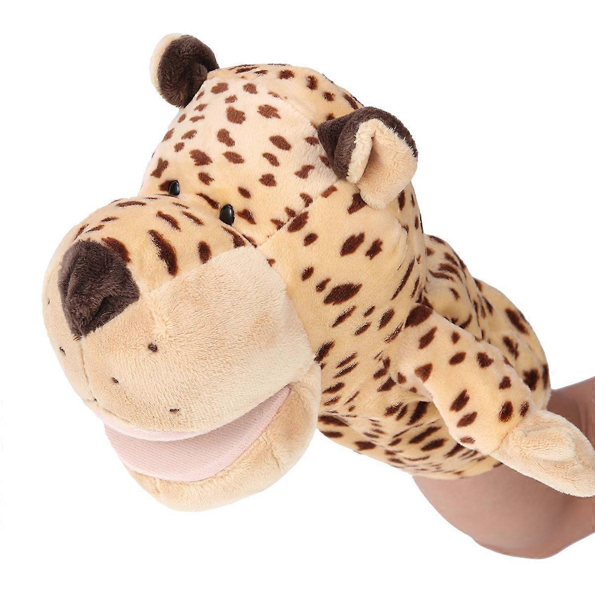 Interactive Leopard Hand Puppet for Storytelling and Educational Play for Children 1Pcs