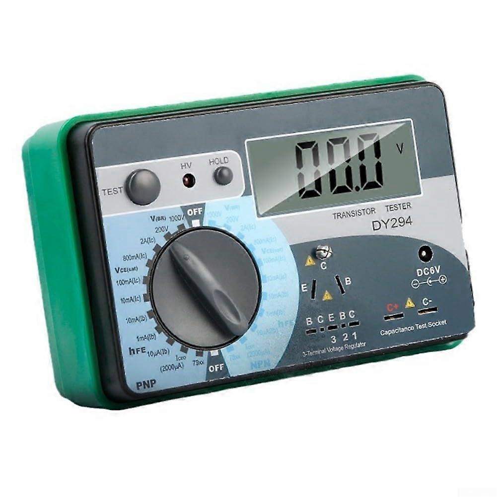 Digital Transistor Test Meter For DC Parameters: Forward Voltage, Reverse Voltage, Capacitor Voltage