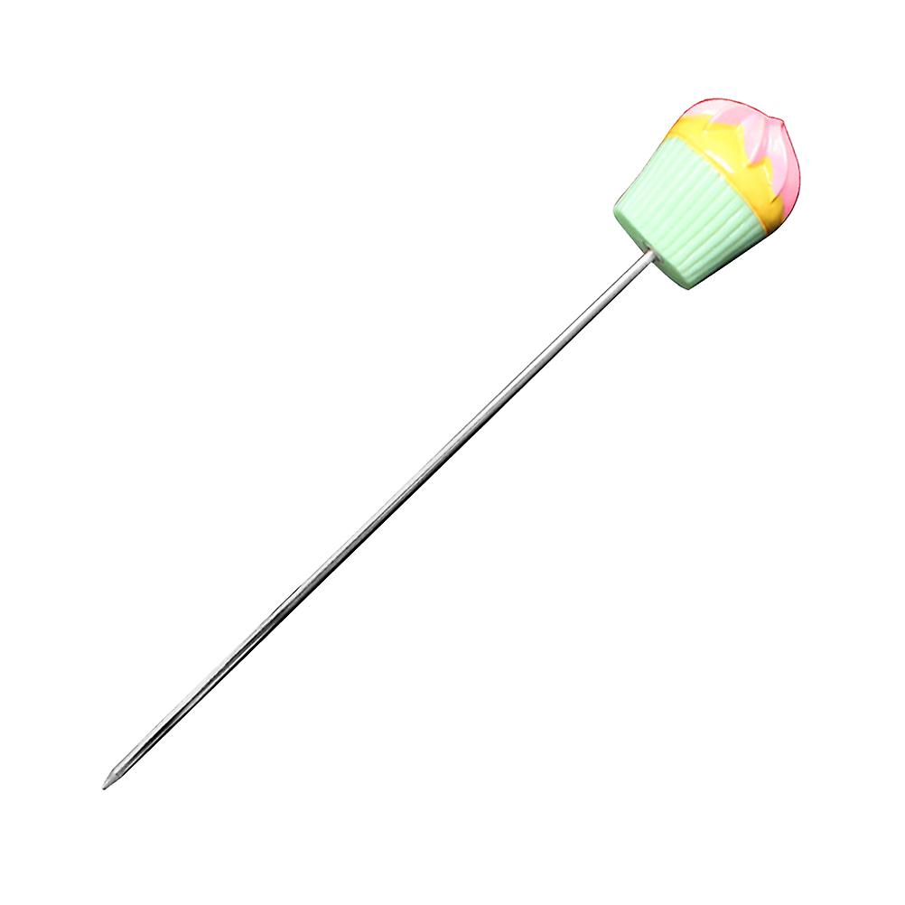 Biscuit Needle Stainless Steel Cake Tester for Cake Testing 2Pcs Green