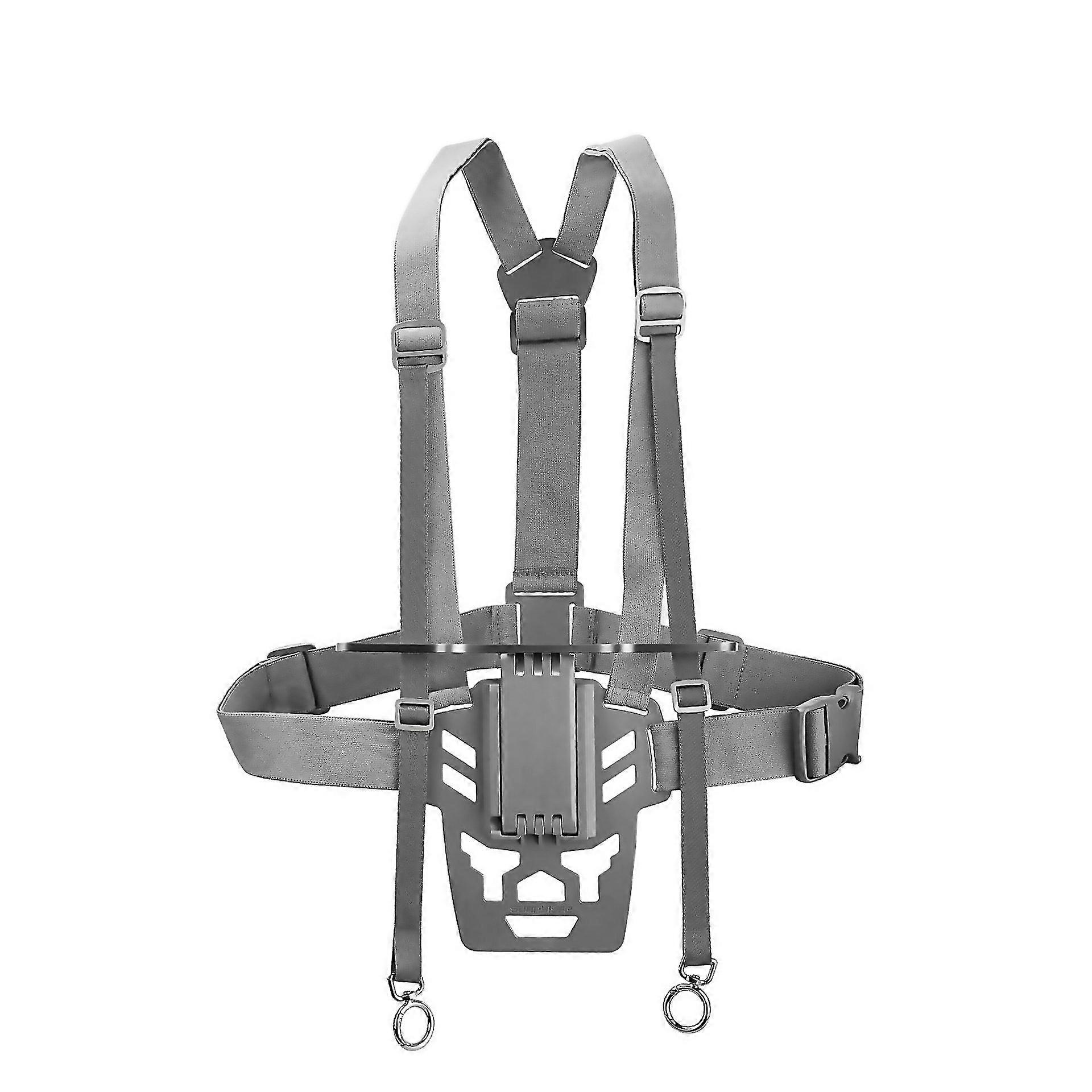 For Dji Rc Plus Sunnylife Remote Control Waist Support Bracket Chest Strap Grey