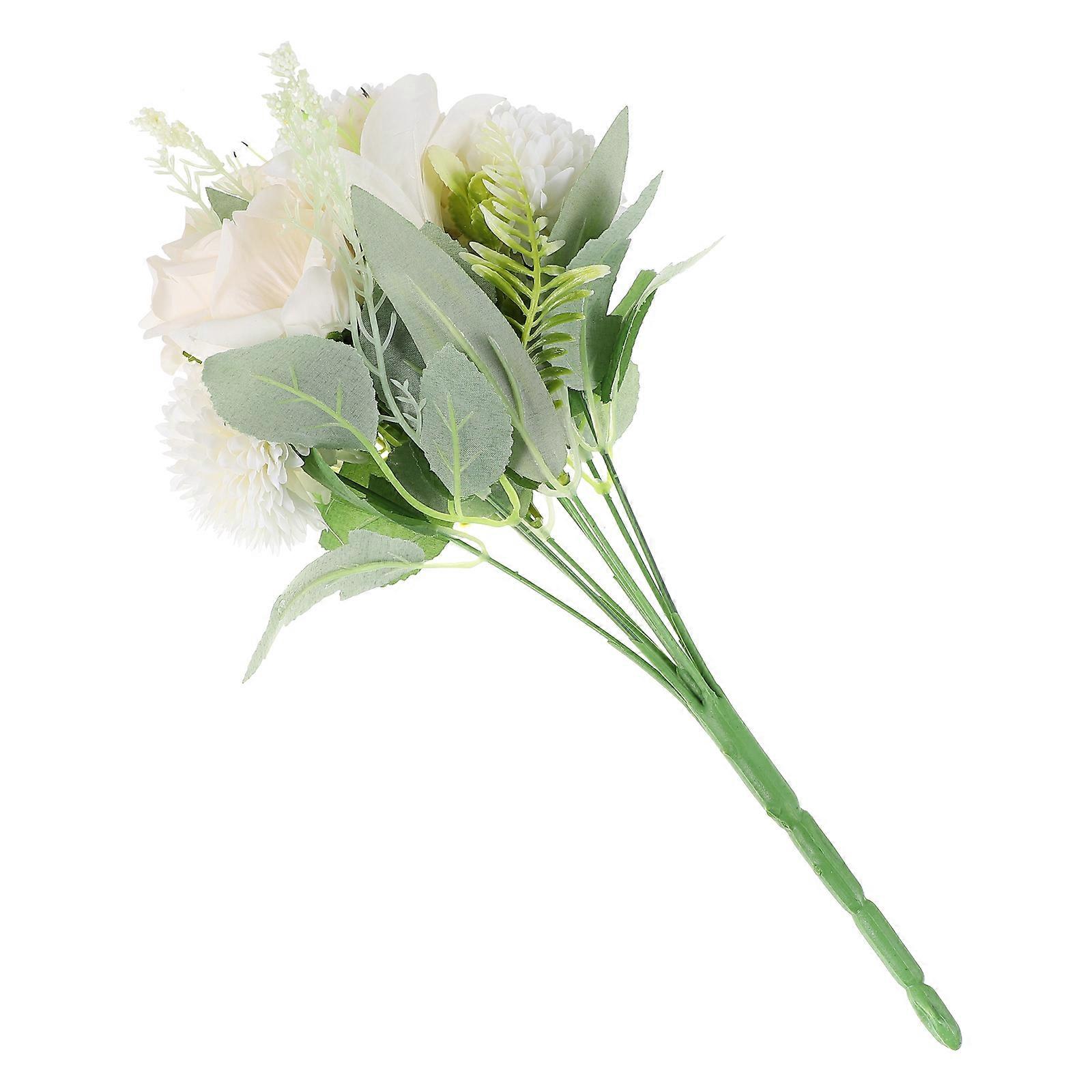 Fake Bouquet Simulation Flower for Decor 2Pcs Adornment