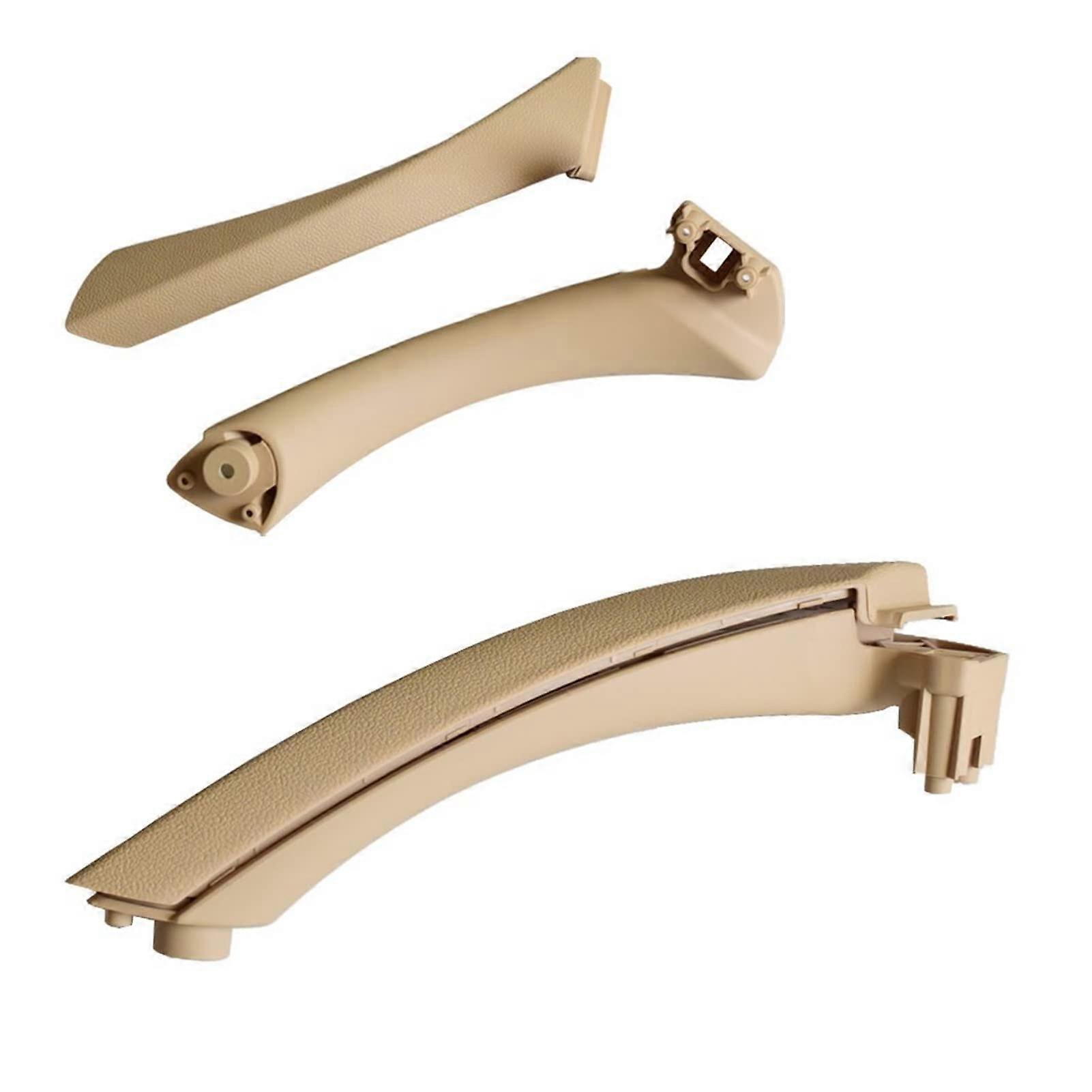 Cover Inner Door Handle Panel For E90 E91, 3 Series Sedan, Right Beige, Pull Trim