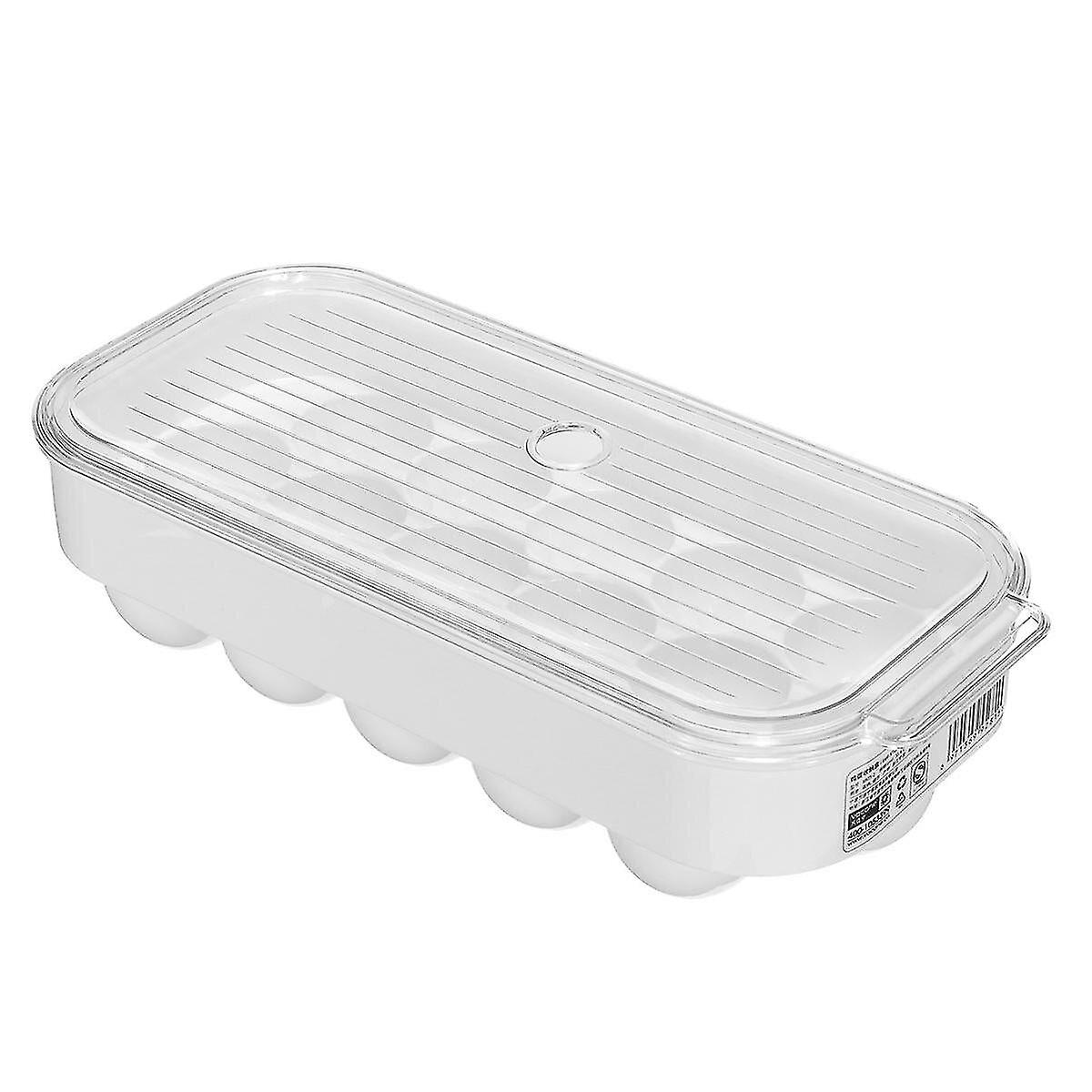 Can Organizers 16 Grids Pet Fresh Eggs Storage Box Holder Case Refrigerator Food Container