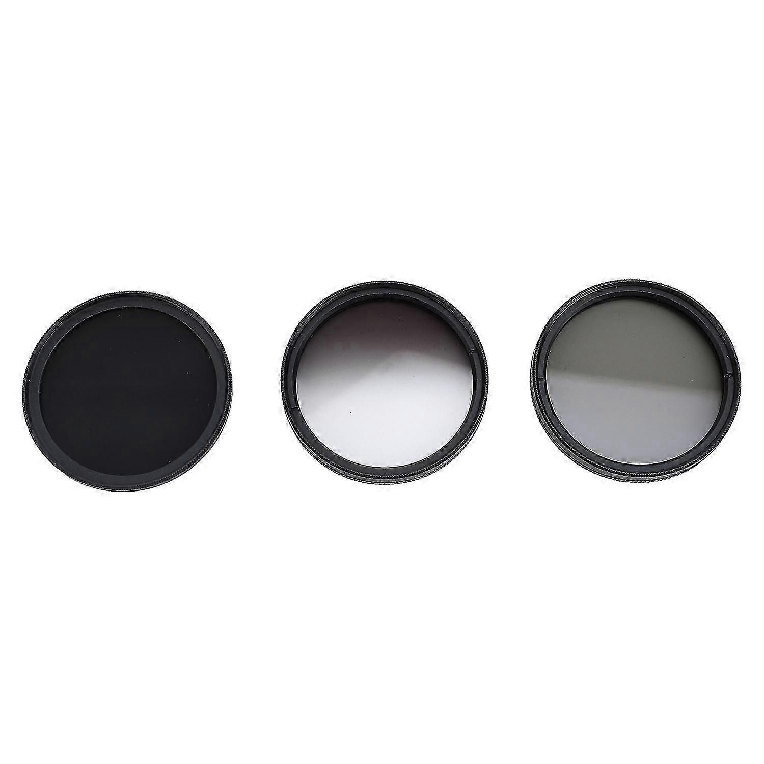 3 in 1 Camera Filter Kit ND8 CPL GND Filter Set Replacement Neutral Density Filter Circular Polarizi