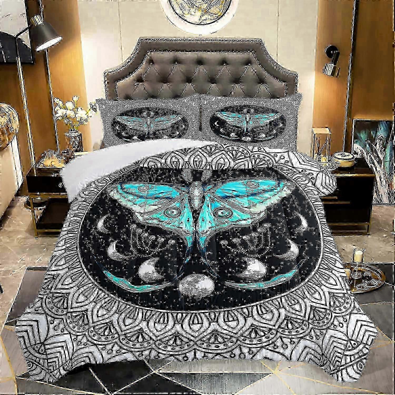 b1142 Prostěradla Space Astronaut Povlečení Sada povlečení 3dílná sada povlečení 1 povlak na přikrývku a 2 povlaky na polštář prostěradla gb1142