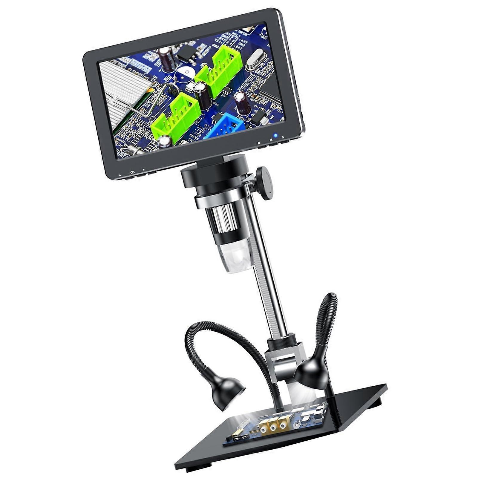Multipurpose 7Inch LCD Digital Microscope With 1200X Magnification For Educational And Industrial Use Precise Focusing
