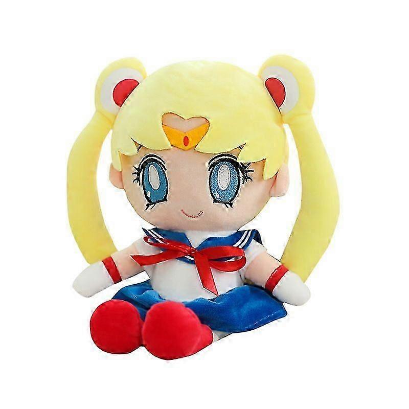 Sailor Moon Plush Doll Tsukino Usagi Chibiusa Cute Cartoon Figure Plushie Stuffed Toy Soft Cushion