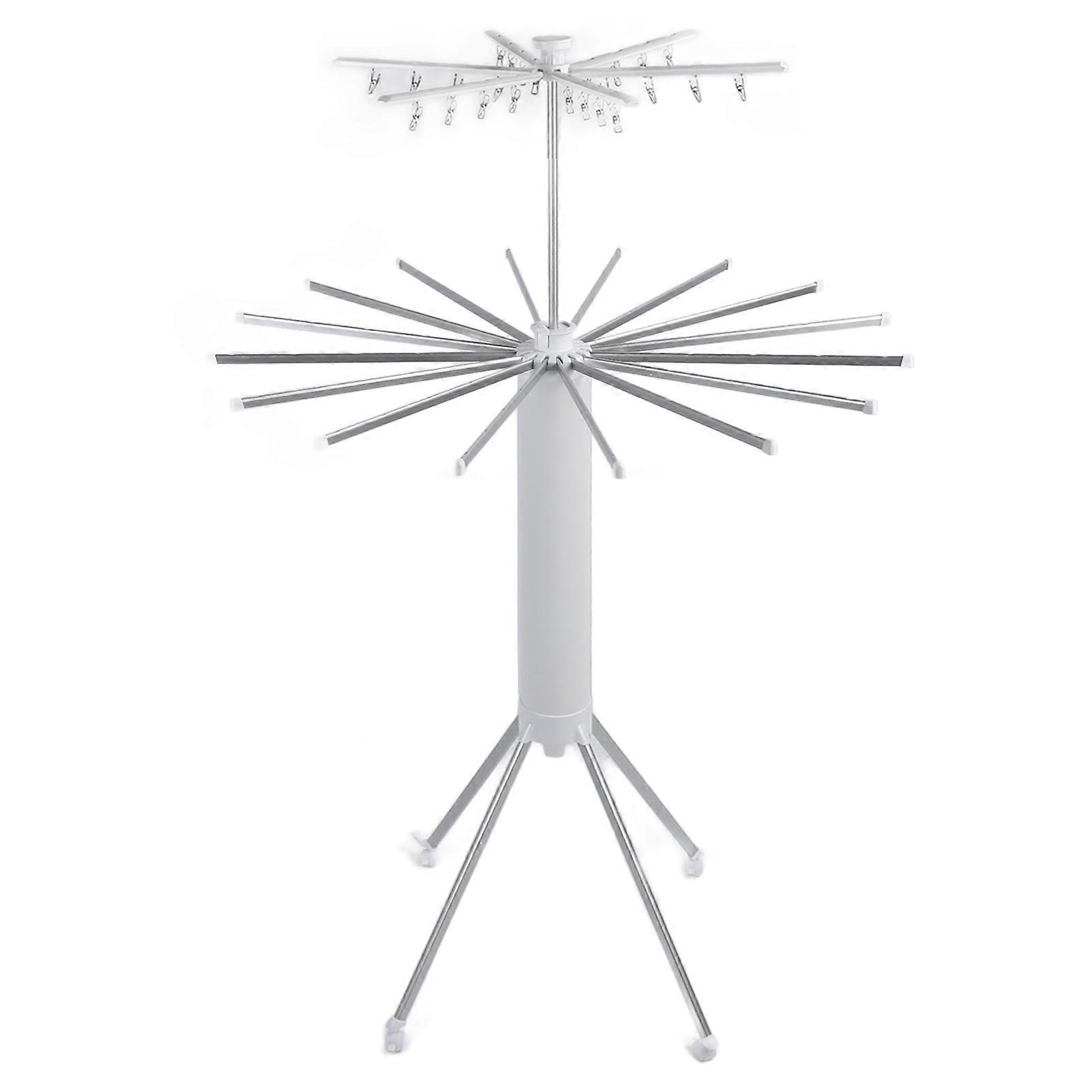 Tripod Clothes Drying Rack Foldable Portable Space Saving Cylinder Laundry Stand for Indoor Outdoor Upgraded Version 02 