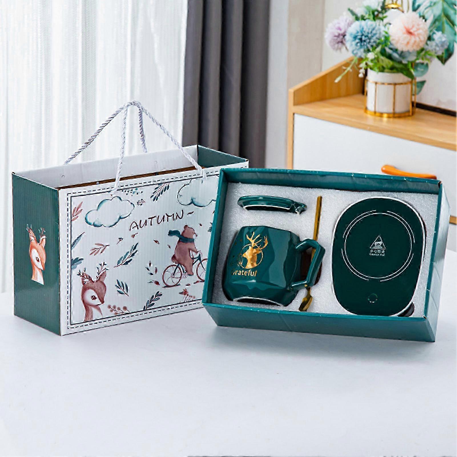 Glasögon Kaffekopp Set Semester Festlig Söt Kaffe & Te Mjölkkopp Lämplig för fritidshus inredning