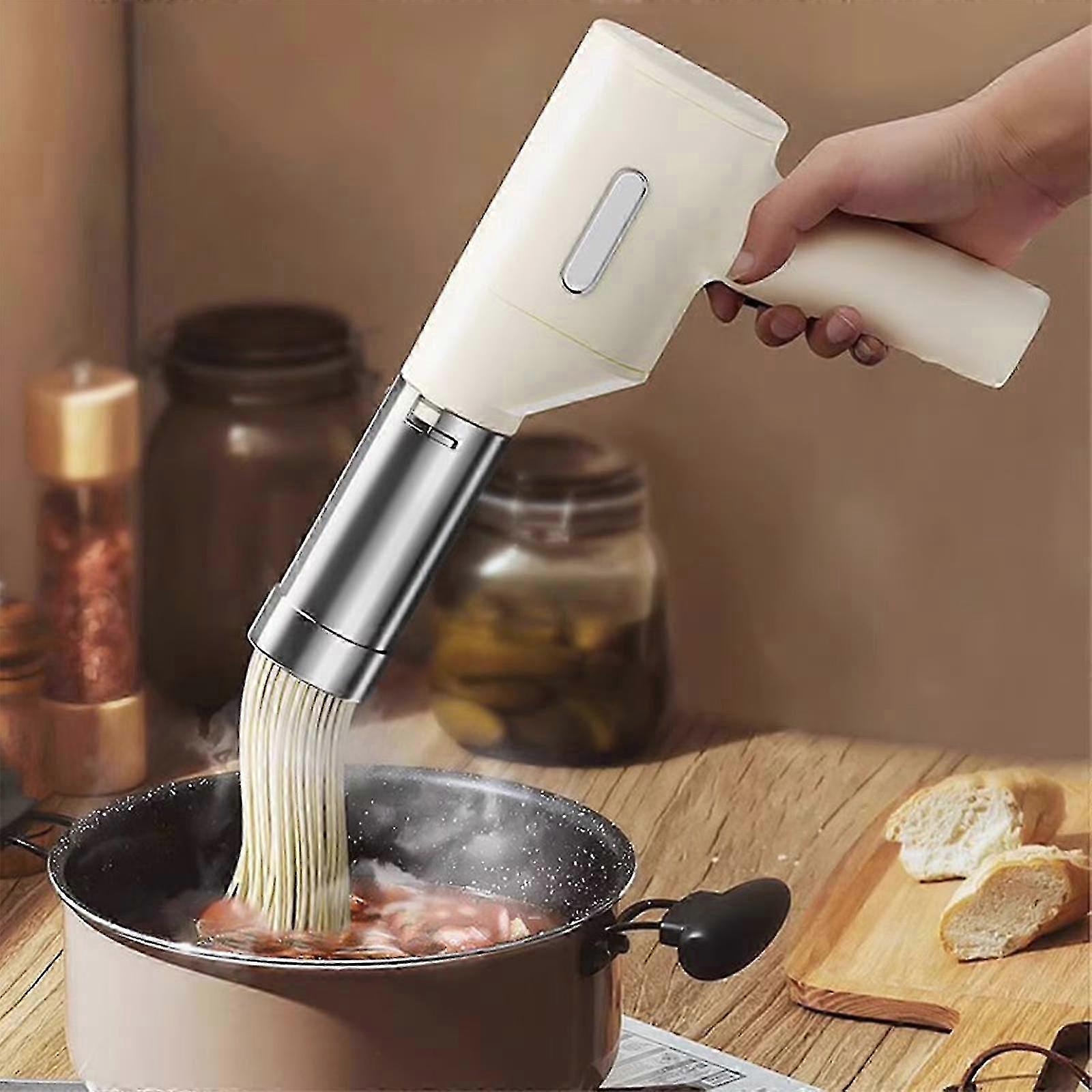 Compact Rechargeable Pasta Maker, Handheld Noodle Machine for Home