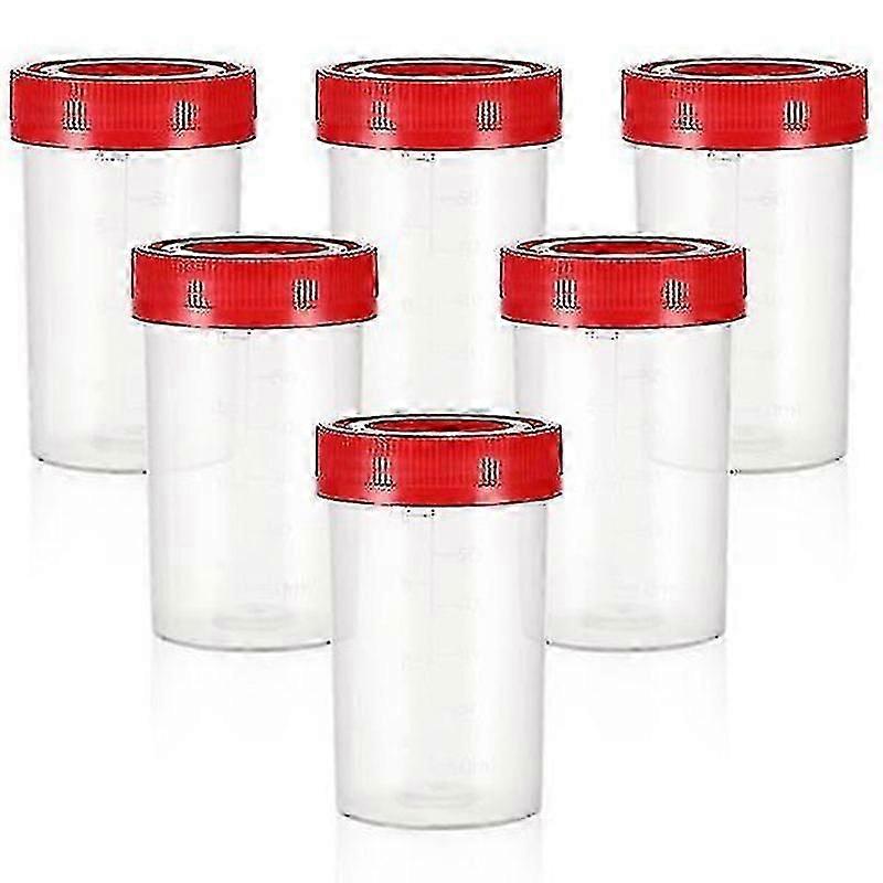 10 Pcs Specimen Containers Sample Bottles Urine Sample Pots Sample Cups With Lids