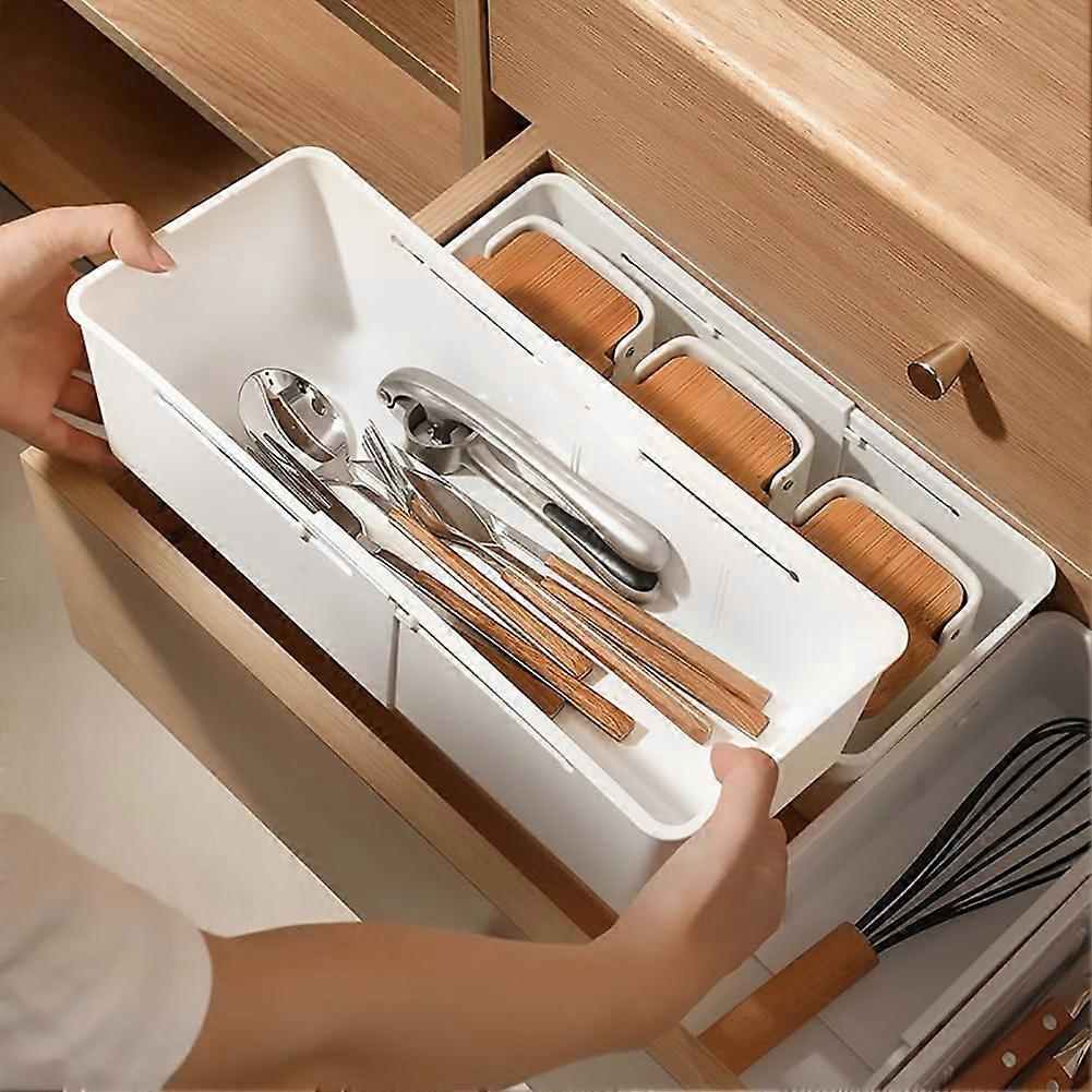 Expandable Drawer Organizer For Kitchen And Wardrobe, Adjustable Width 27.538.5 Cm, 14.5 X 9.5 Cm, SpaceSaving
