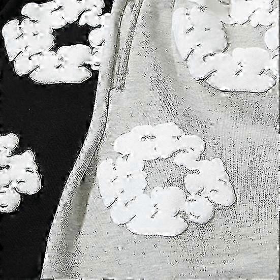 Sport Shorts for Men with Flower Print and Elastic Waist