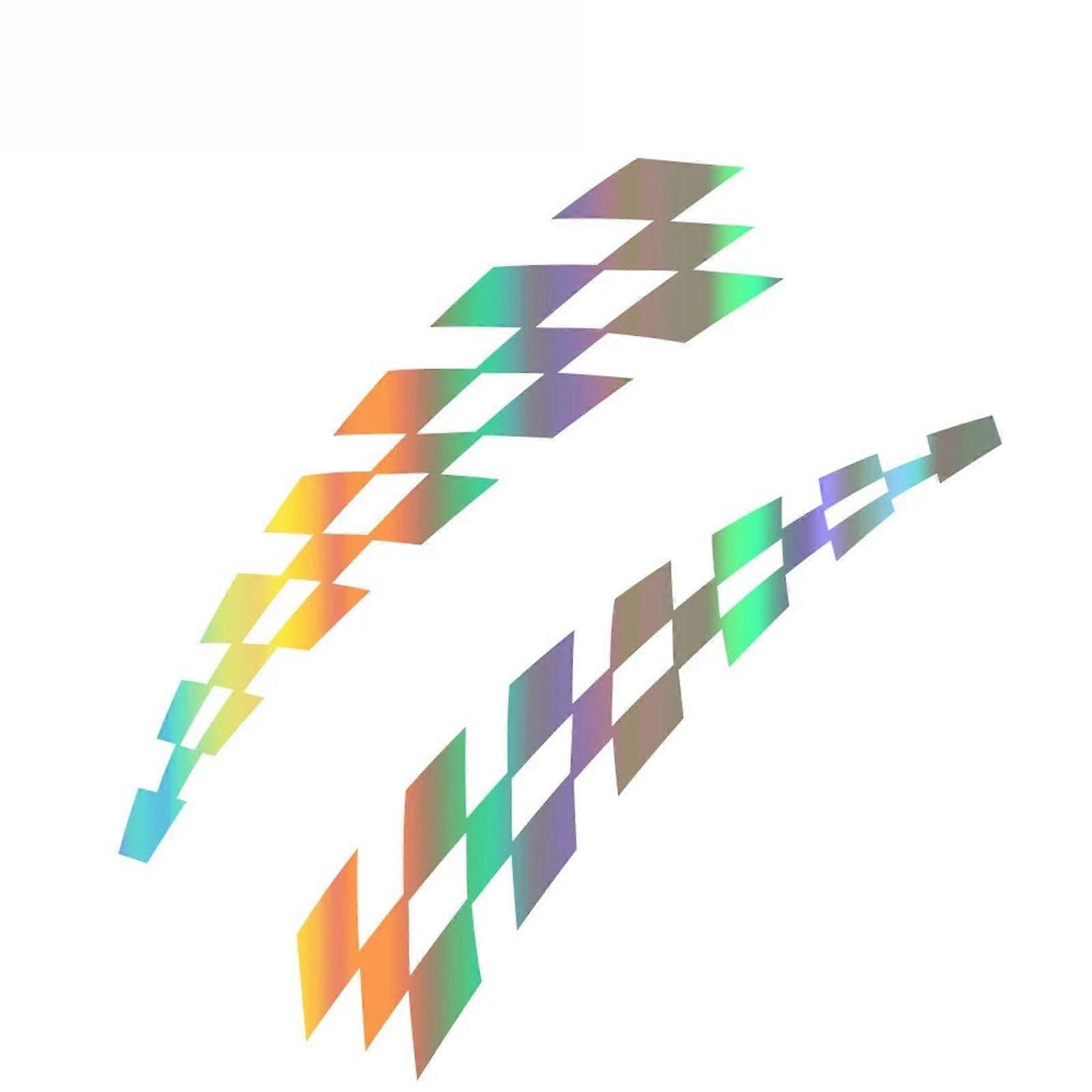 Car Body Side Stickers Colorful Laser Finish