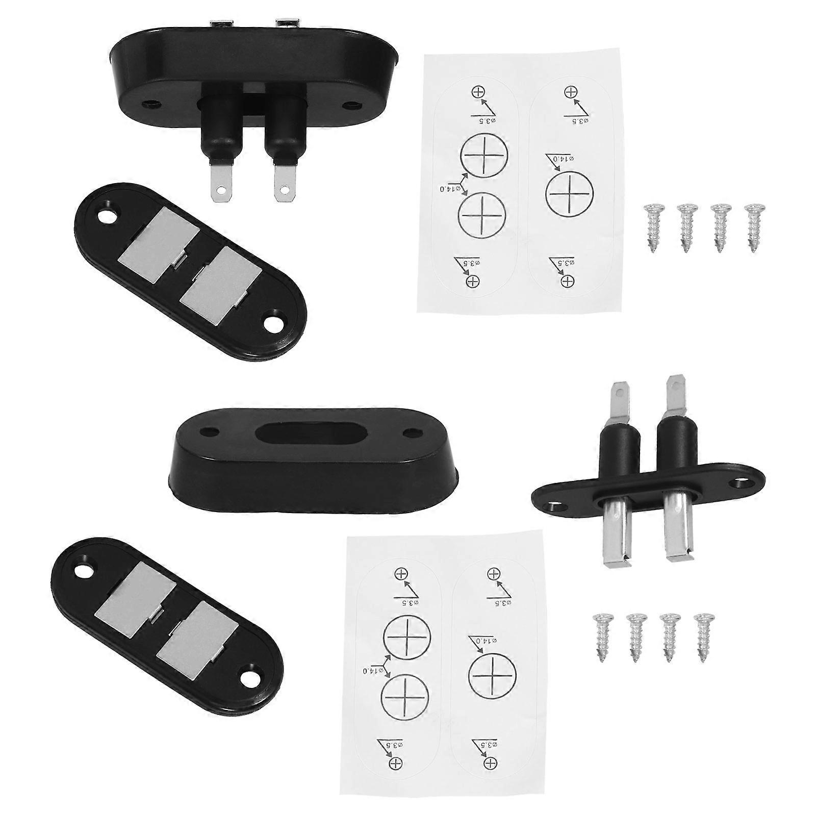 Iron Sliding Door Contact Switch for Car Use with 2Pcs Sliding Door Lock Actuators