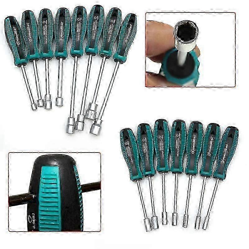 Metal Socket Driver Wrench Screwdriver Hex Nut Key Nutdriver