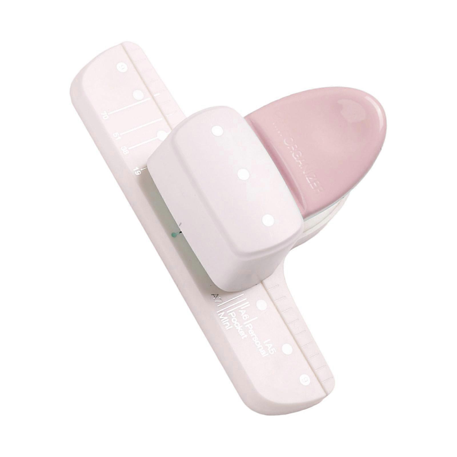 Ergonomic Manual Paper Punch Tool Durability Lightweight Design Hole Drill For Documents Cards Crafting Smooth Operation Multicolor