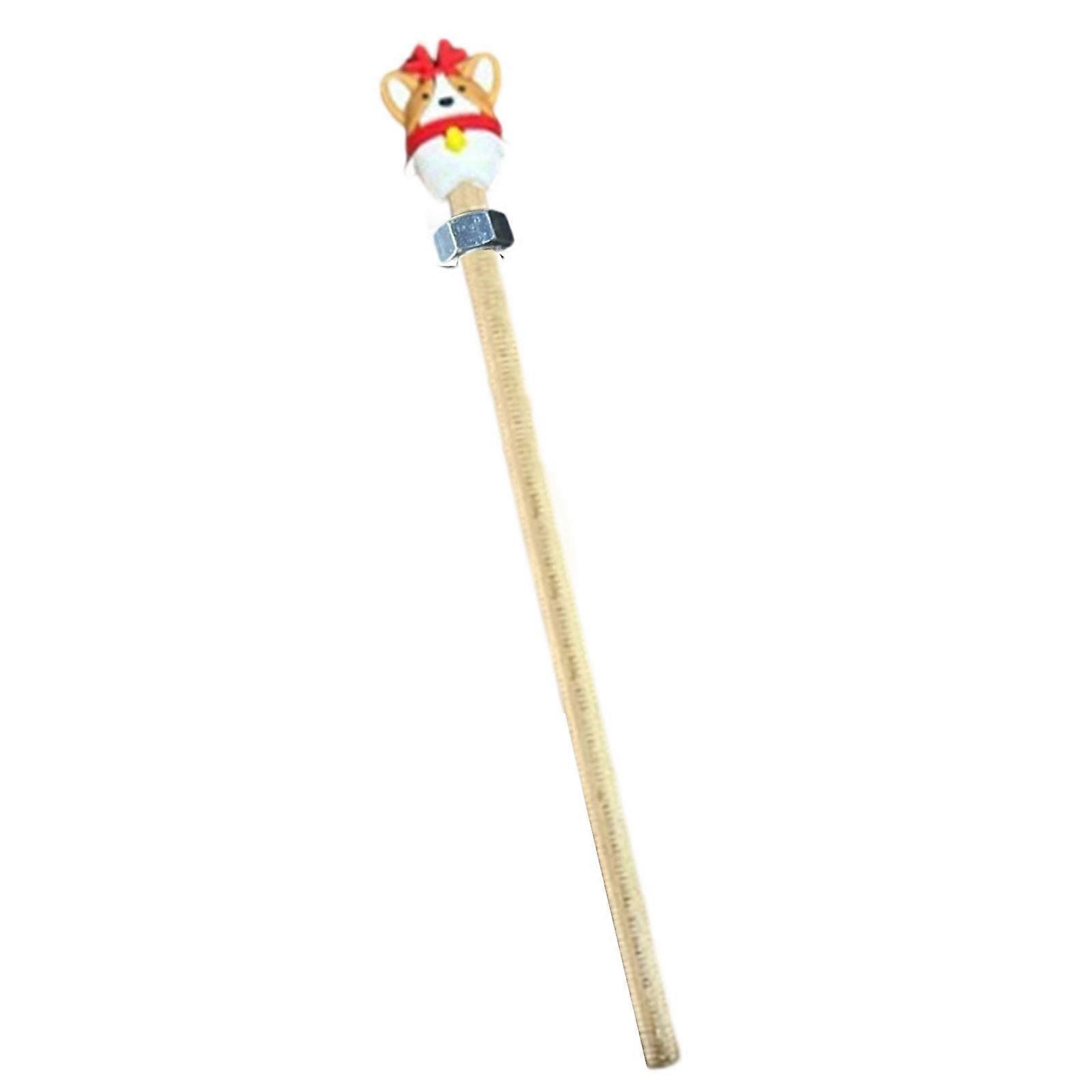 Wooden Christmas Pencil Stress Relief Pencil With Rotating Metal Nut For Children Student Christmas Stocking Fillers Multicolor