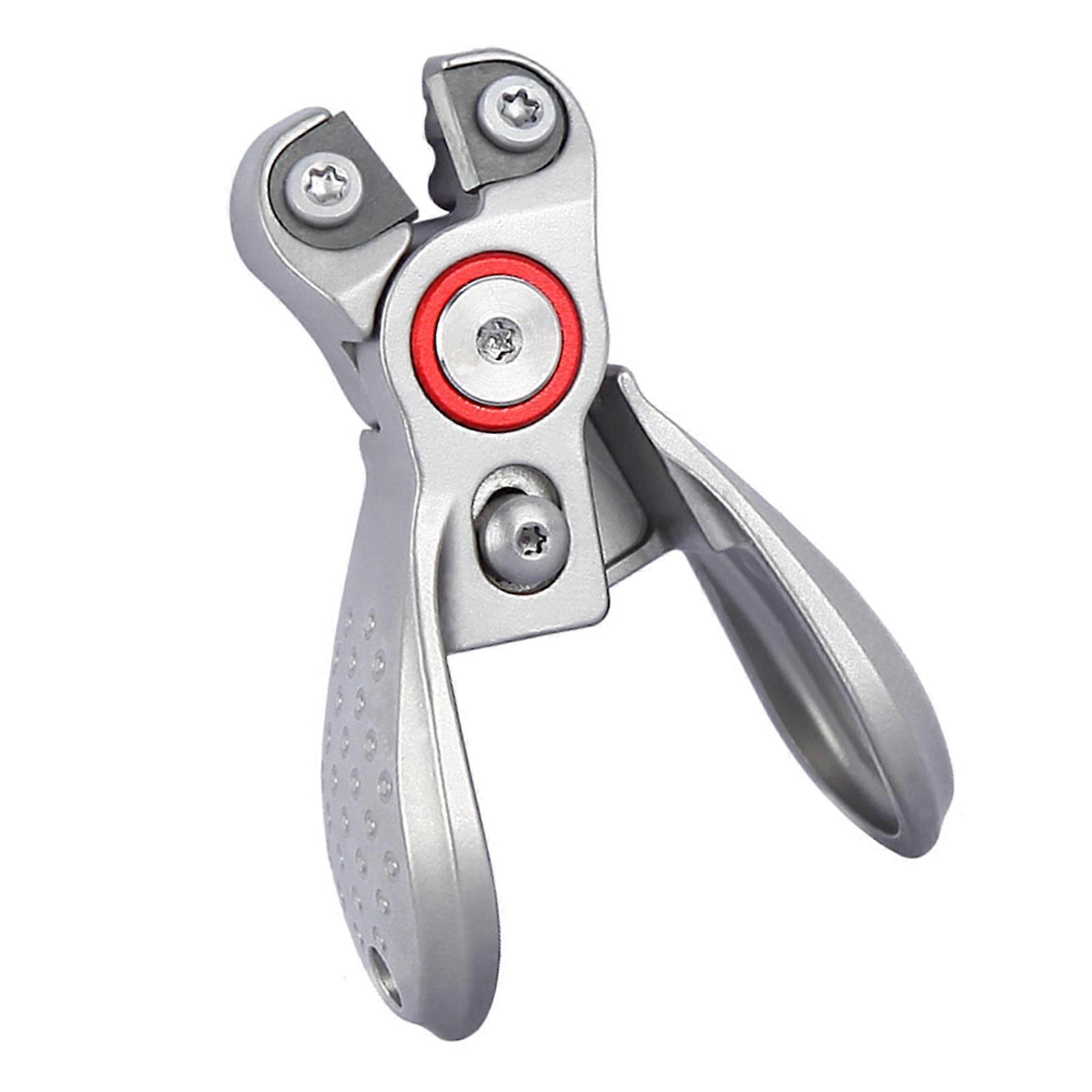 Precisions Fishing Scissors Line Cutter With Secure Safety Release Lock Compacts Design For Fishing Braided Line Cutting  silver