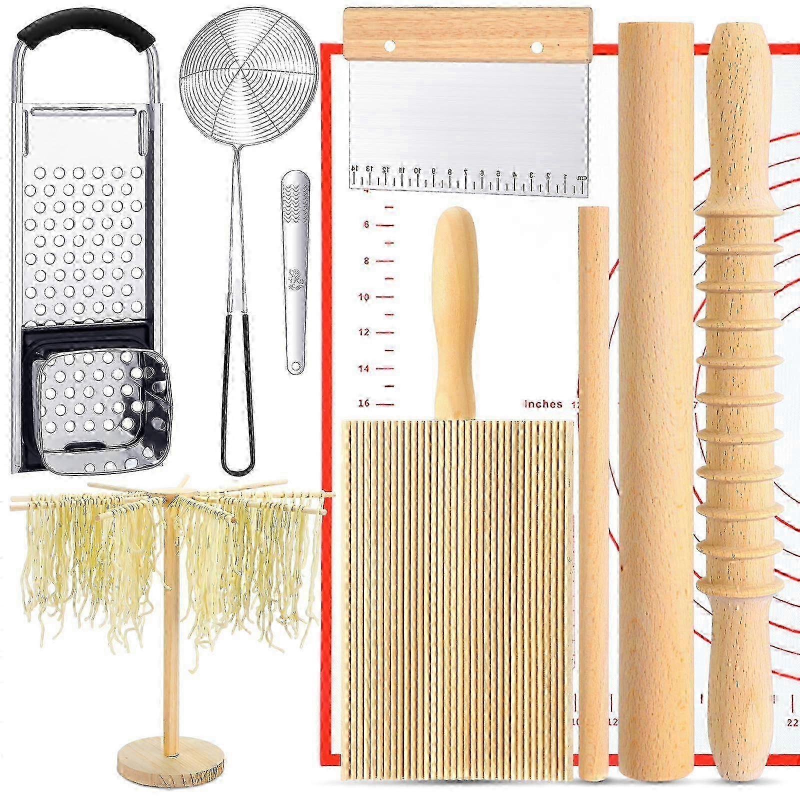 10 Pcs pasta making tool set for kitchen use and home cooking x