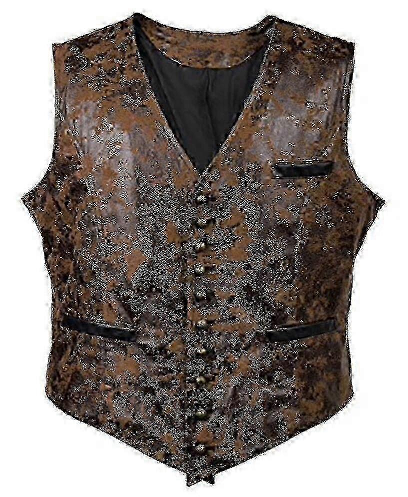 Herrenweste aus Büffelleder mit Halfter – Lederjacke im klassischen Stil