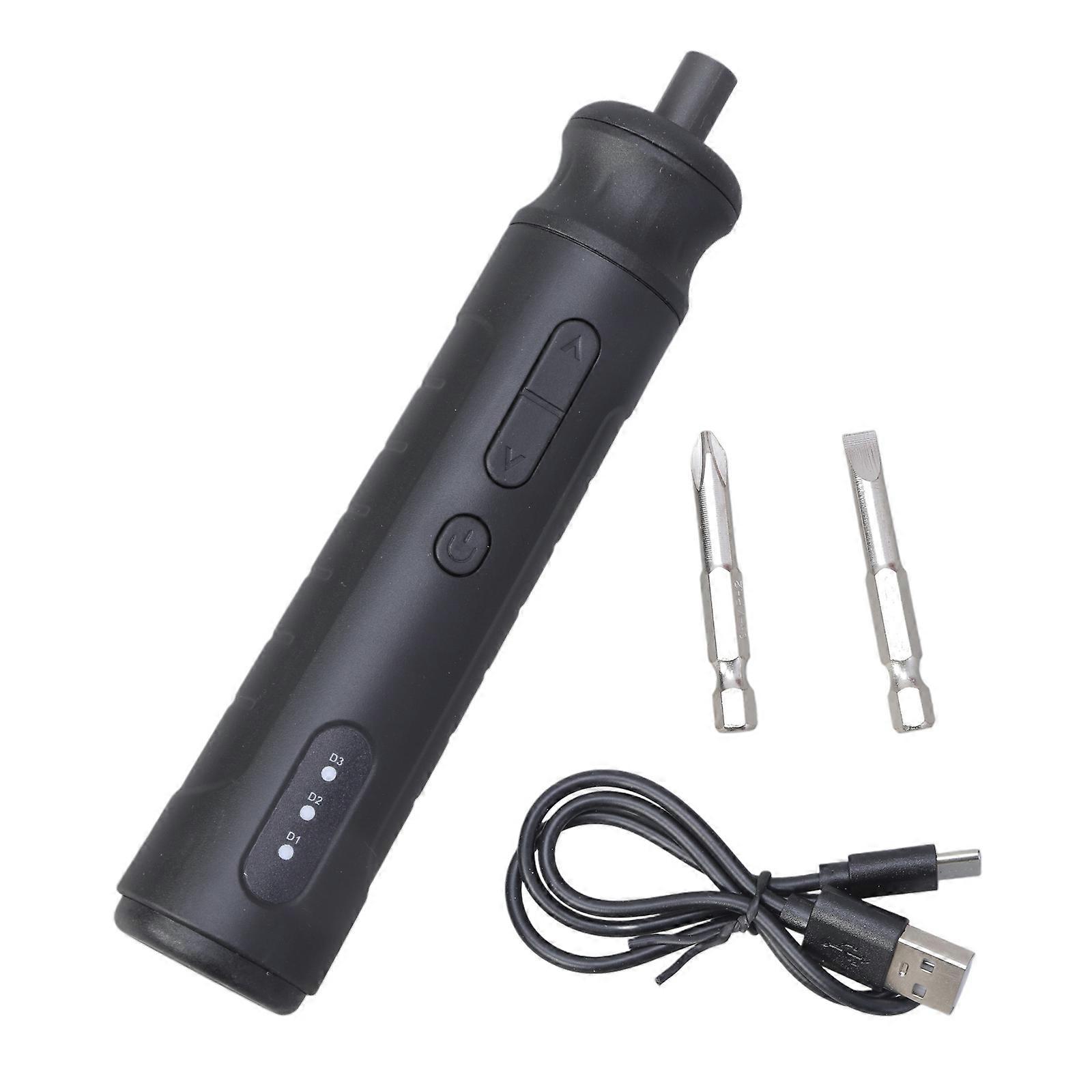 Electric Screwdriver Adjustable Speed Drill 2000mah Rechargeable Removable Replaceable Power Tool with LED Light Multicolor