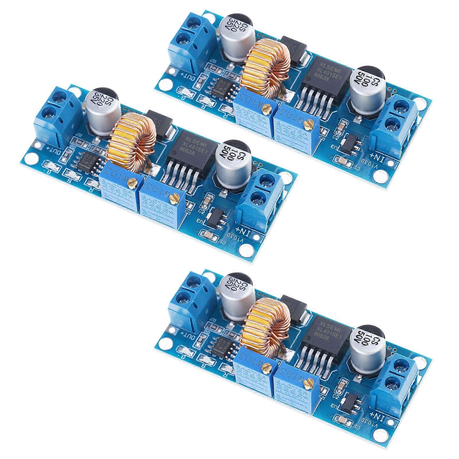 High Efficiency XL4015 5A Step Down CCCV Converters Module for LED Driver and Battery Charging Multicolor
