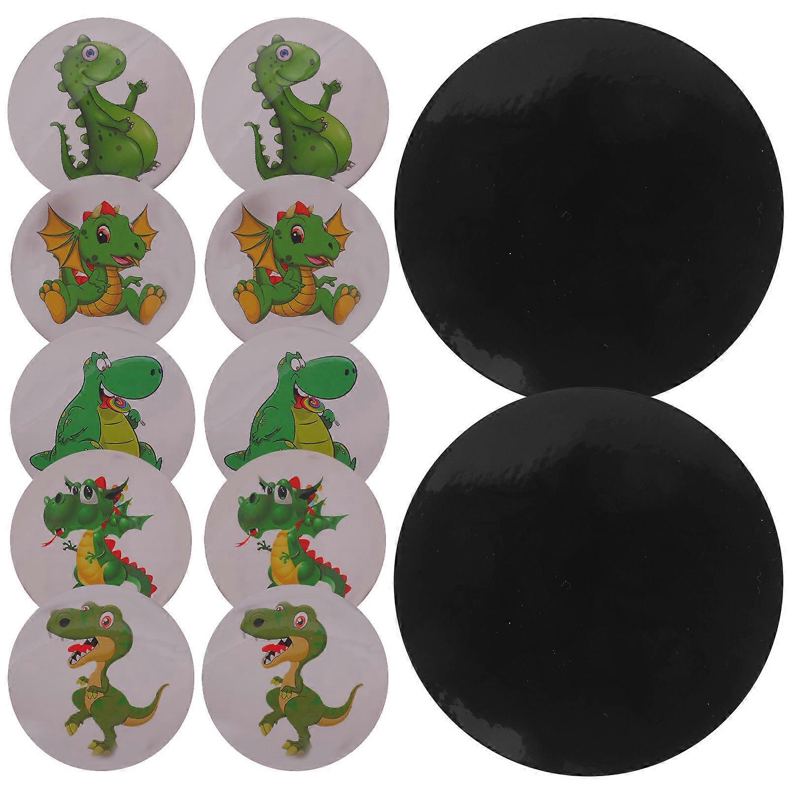 20 adesivi per l'addestramento al vasino per bambini piccoli, adesivi per vasino a forma di animale, adesivi per vasino che cambiano colore