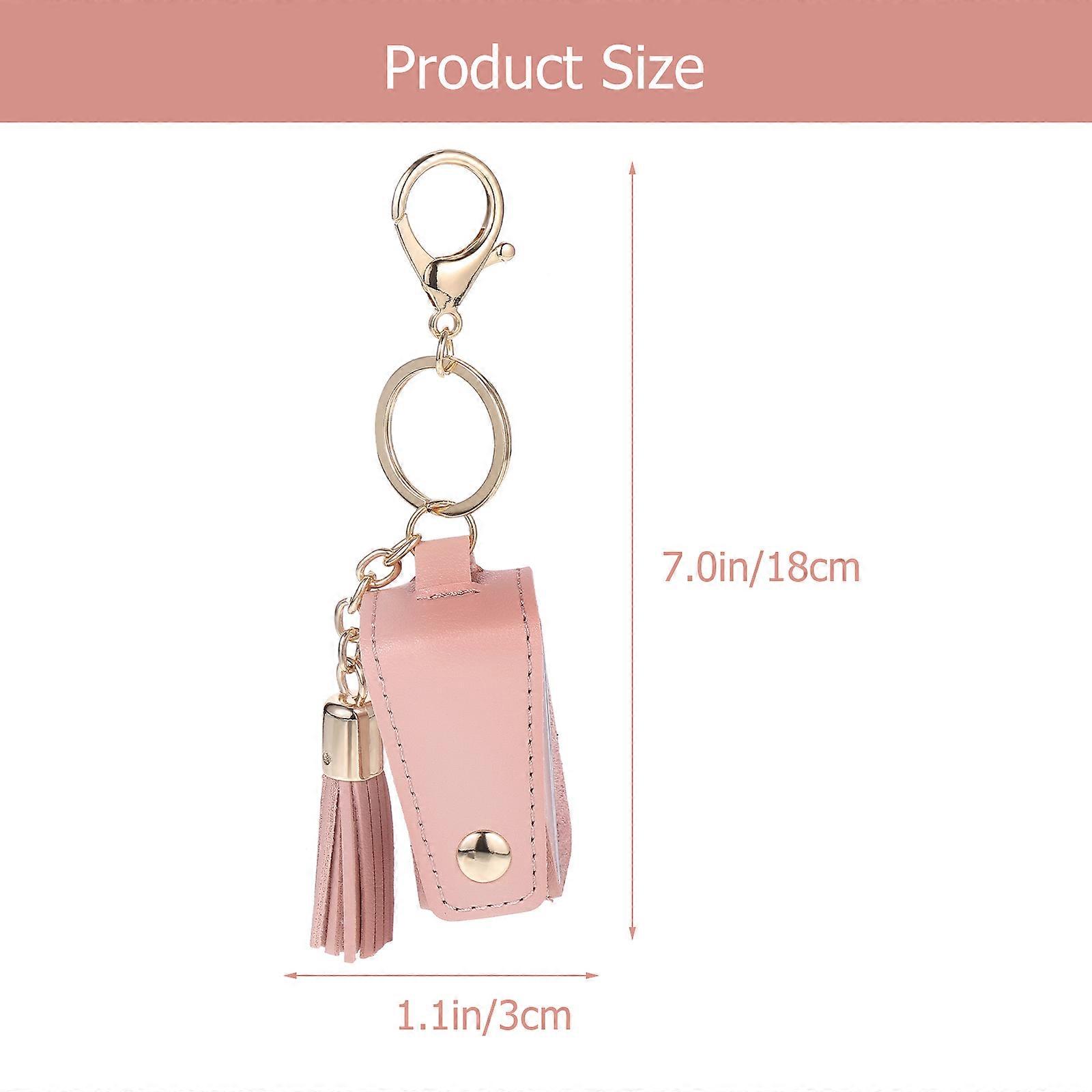 Refillable Travel Bottle Holder Hand Key Chain 3Pcs