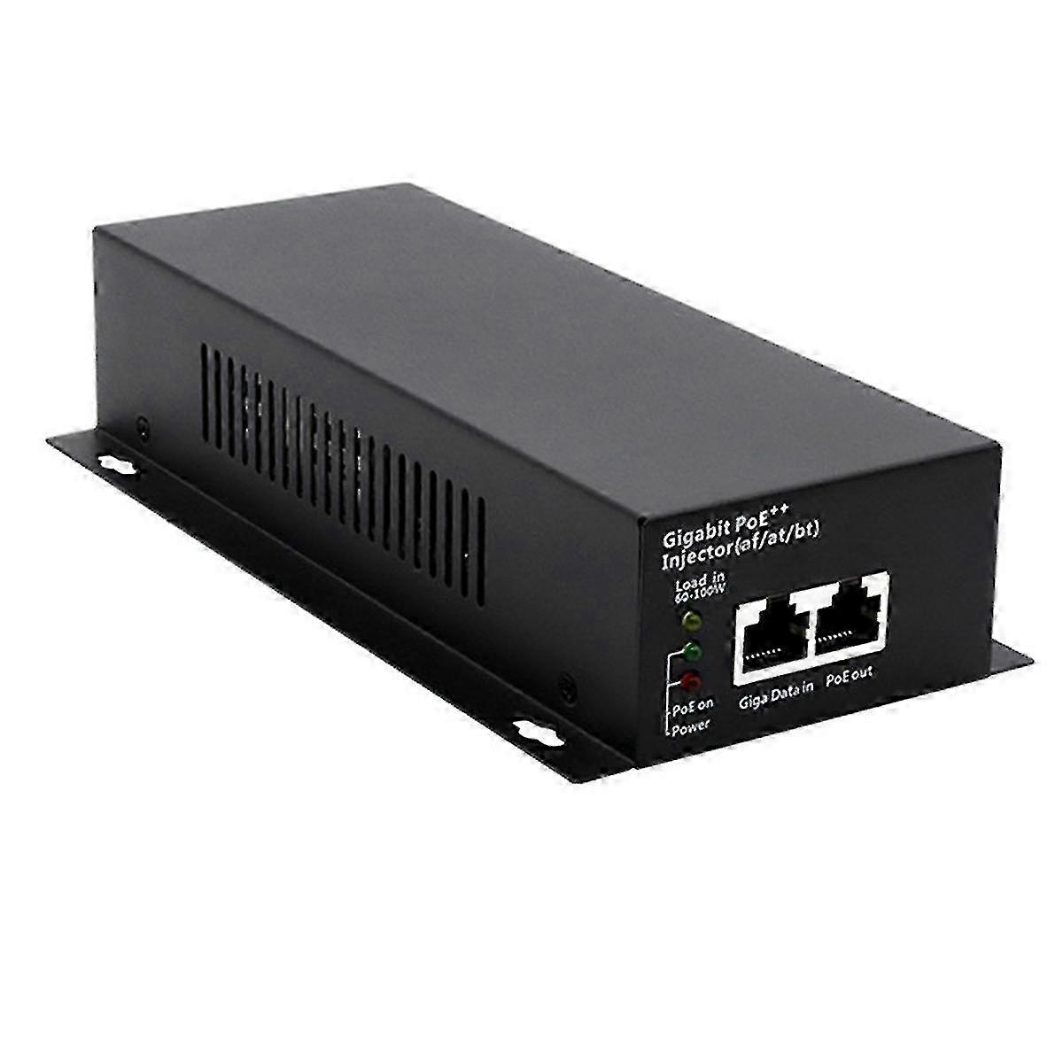 90W High-Power Gigabit POE++ Injector (Af/At/Bt) - POE Power Supply for IP Camera & AP with US Plug
