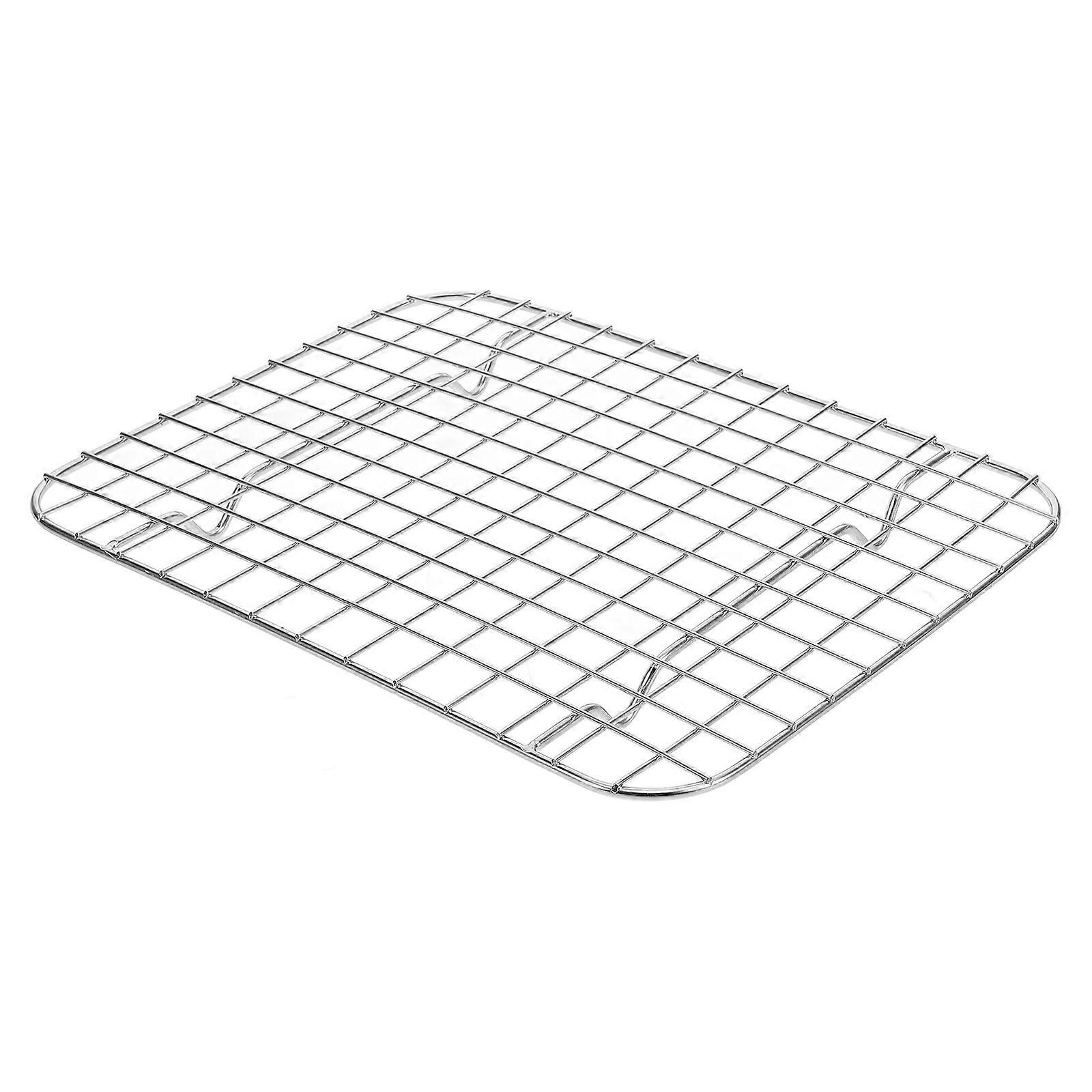 Drying Baking Rack Stainless Steel for Cooling Grilling 1 Piece Silver