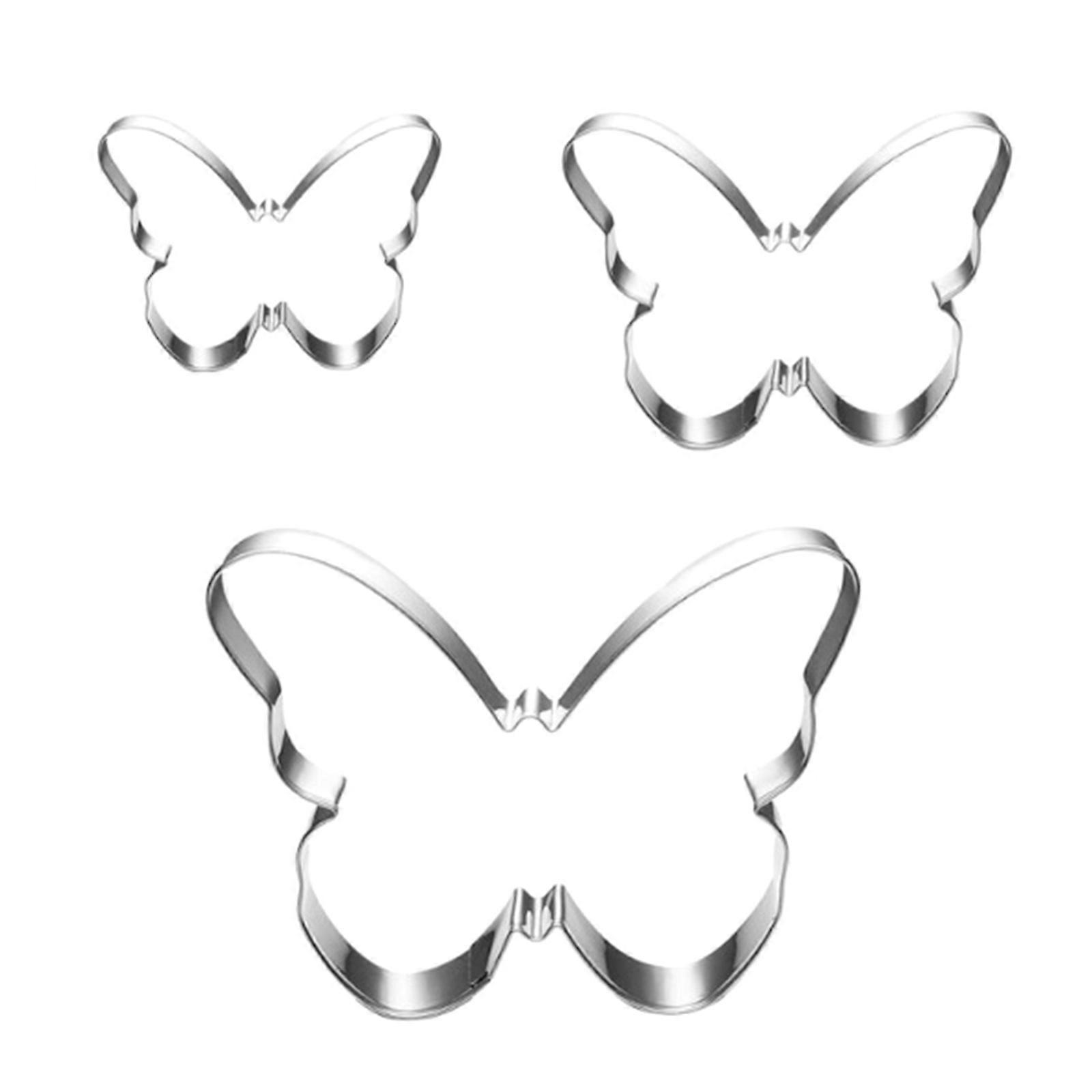 Kitchen Grade Butterfly Biscuits Cutter Nonrust Steel Rusts Proof Construction Ergonomic Grip For Precise Dough Shaping Multicolor