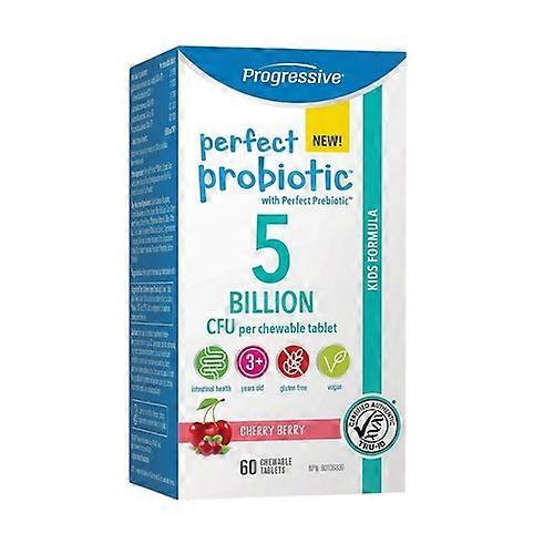 Progressive Progressive Perfect Probiotic Kids Chewable 5B, 60 Count