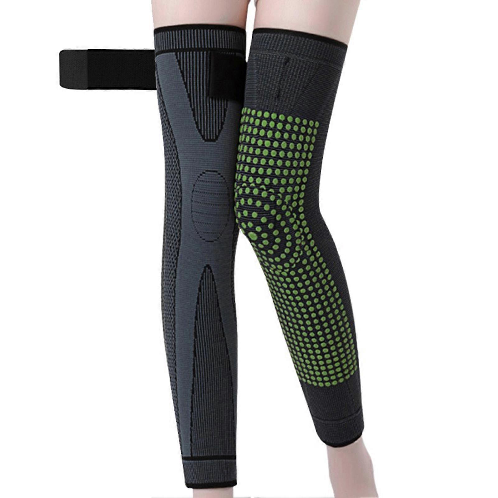 thermal leg sleeve for knee joint recovery cold weather Adjustable strap ensures perfect, secure fit. Post-exercise recovery comfort