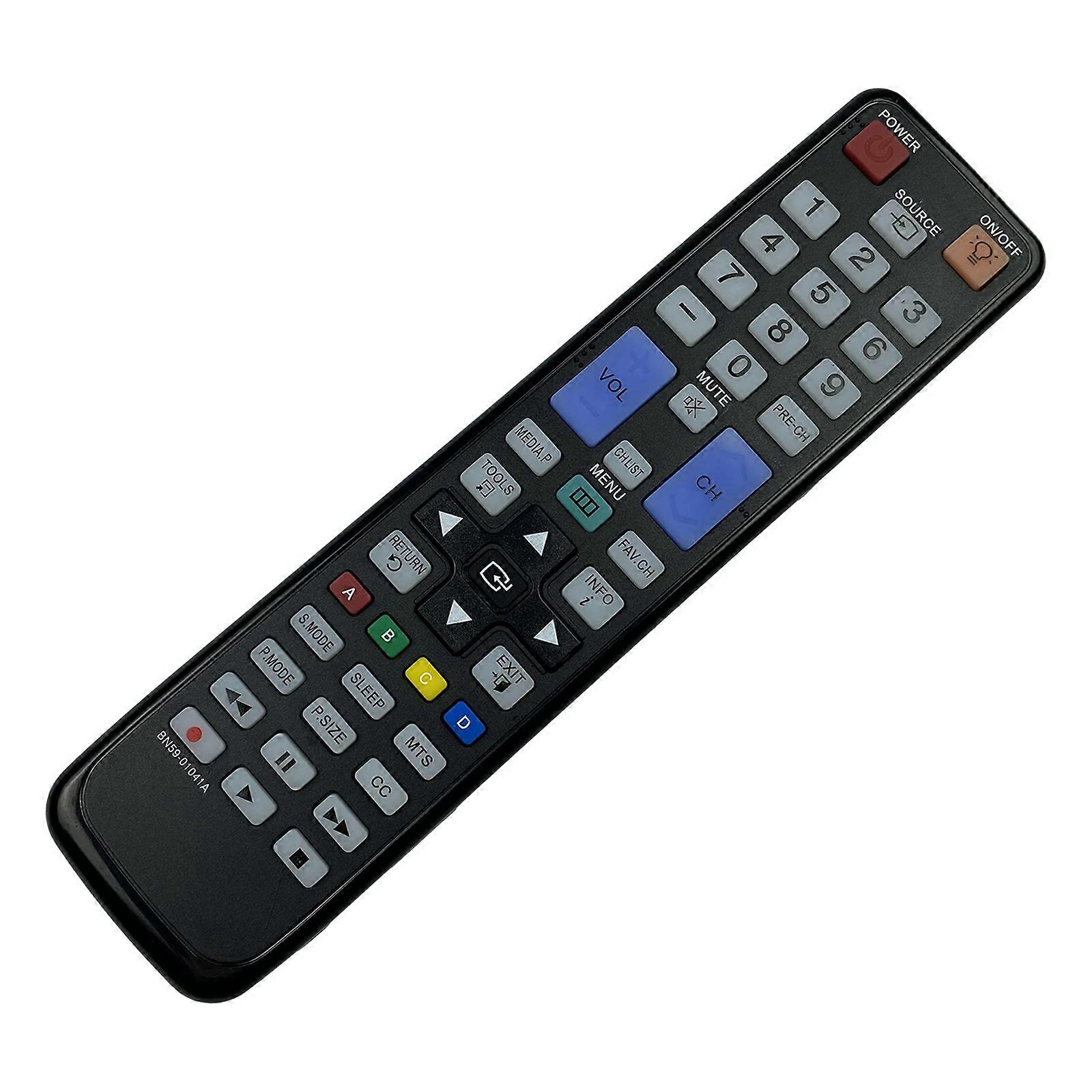Replacement Remote Control Easy Functionality for 01041A TV and Multiple Device Compatible Multicolor